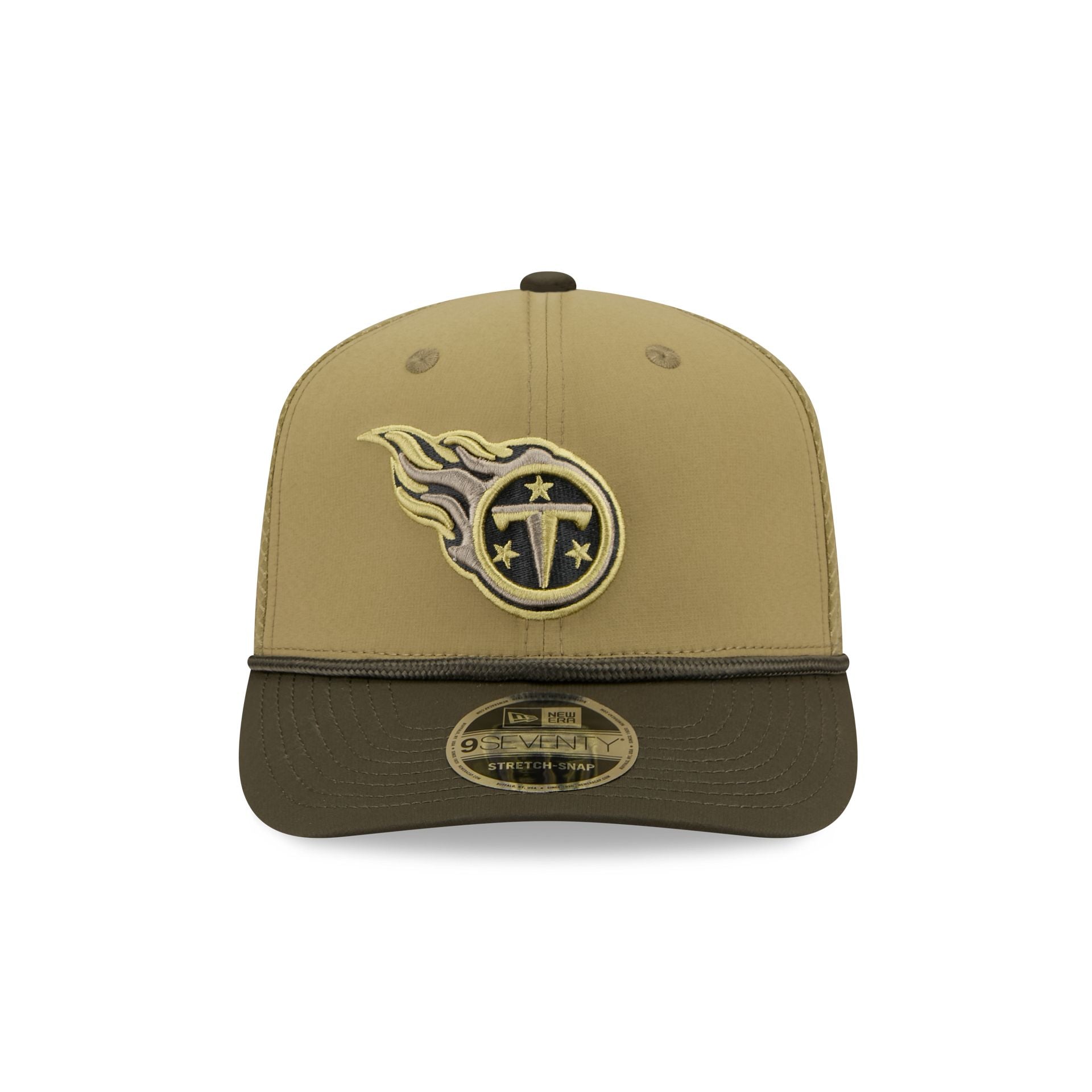 Alternative view of Tennessee Titans 2025 Salute To Service 9Seventy Trucker Hat