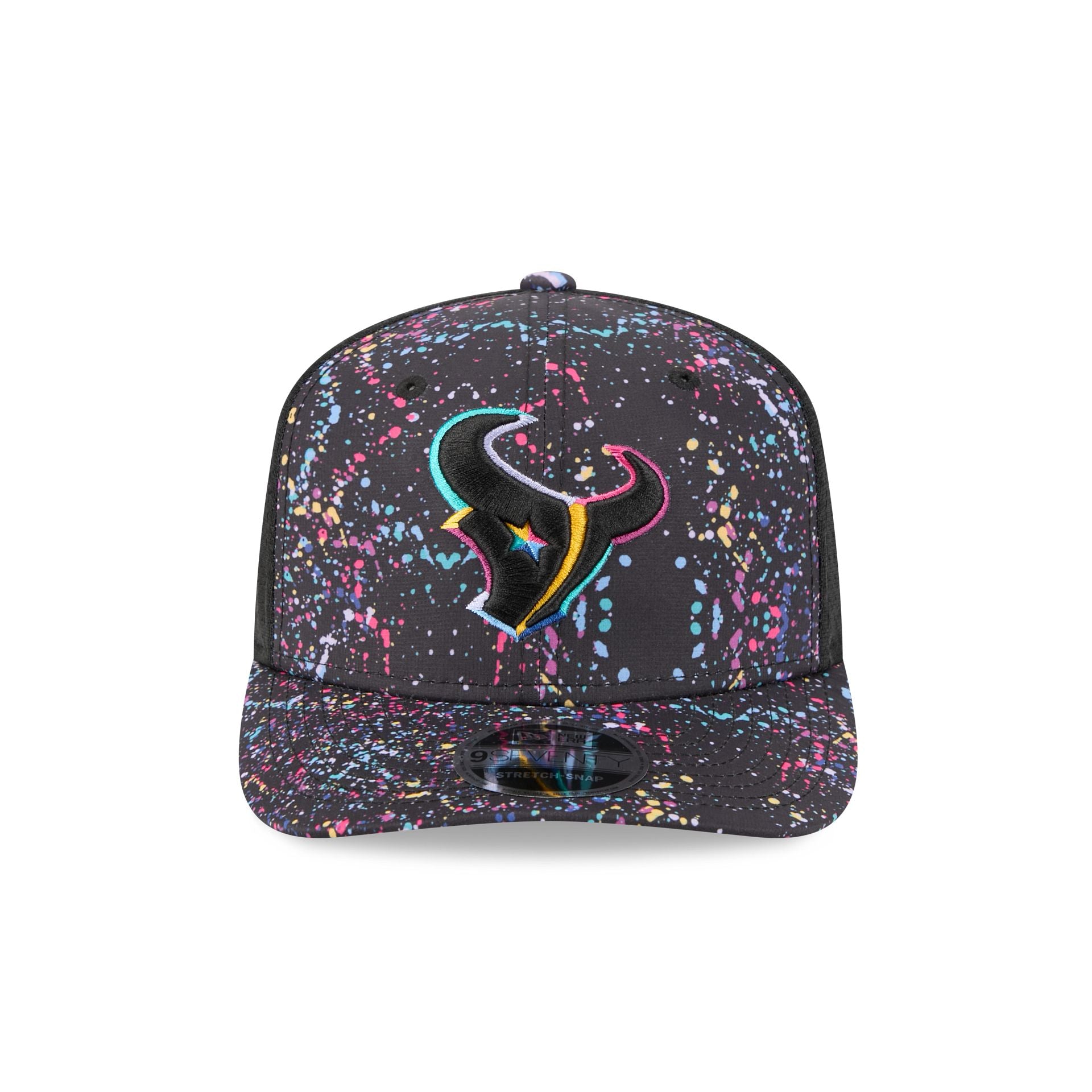 Alternative view of Houston Texans 2025 Crucial Catch 9Seventy Trucker Hat