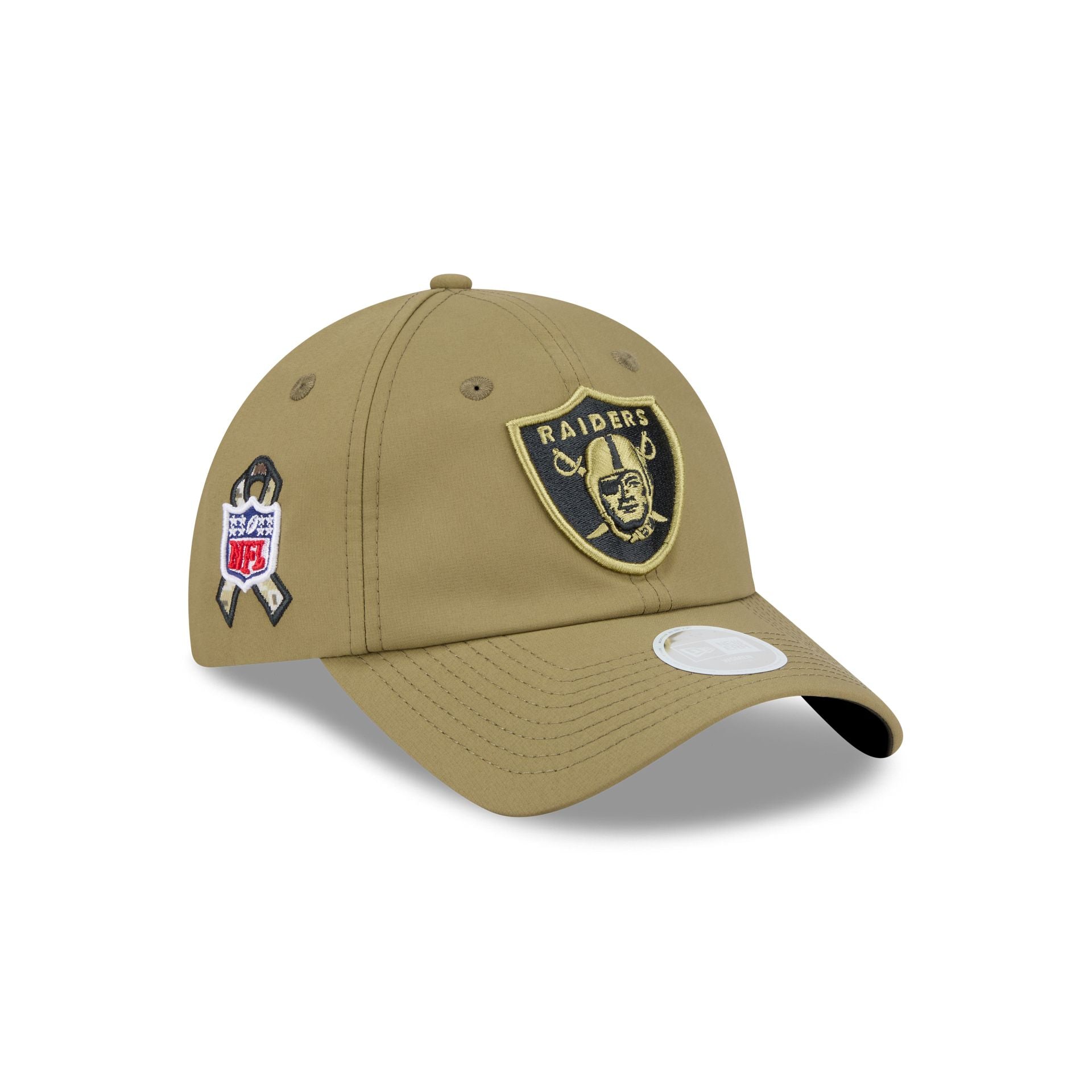 Las Vegas Raiders 2025 Salute To Service Women's Open Back Ponytail Hat