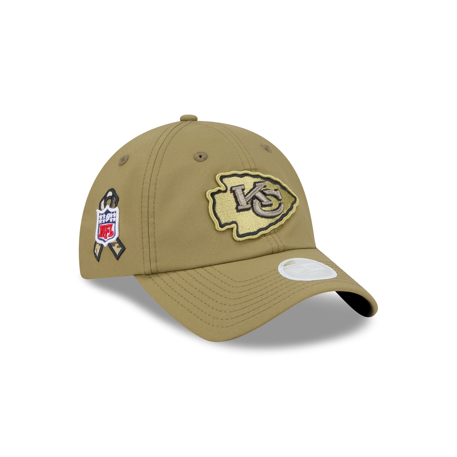 Kansas City Chiefs 2025 Salute To Service Women's Open Back Ponytail Hat