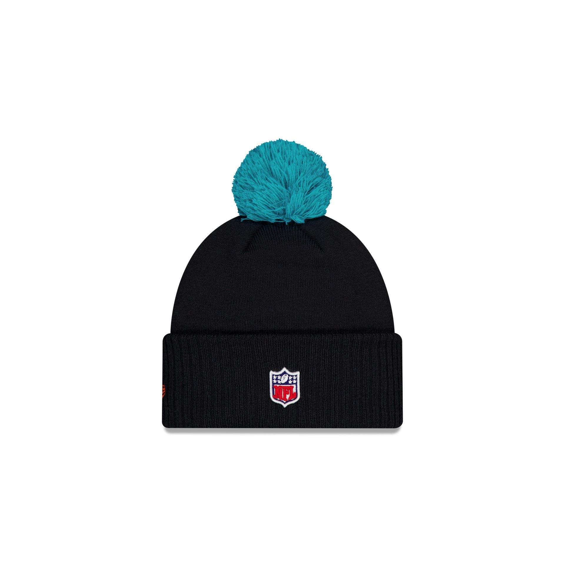 Miami Dolphins 2025 Nfl Rivalries Kids Pom Knit Hat - Image 3