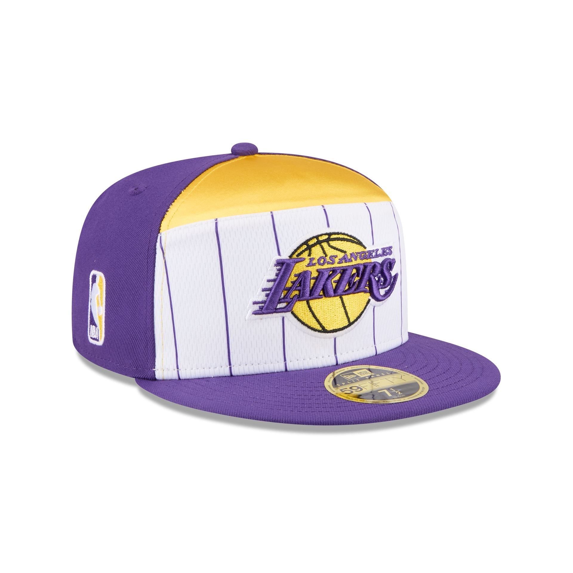 Los Angeles Lakers 2025 Tip-Off Split Panel 59Fifty Fitted Hat - Image 3