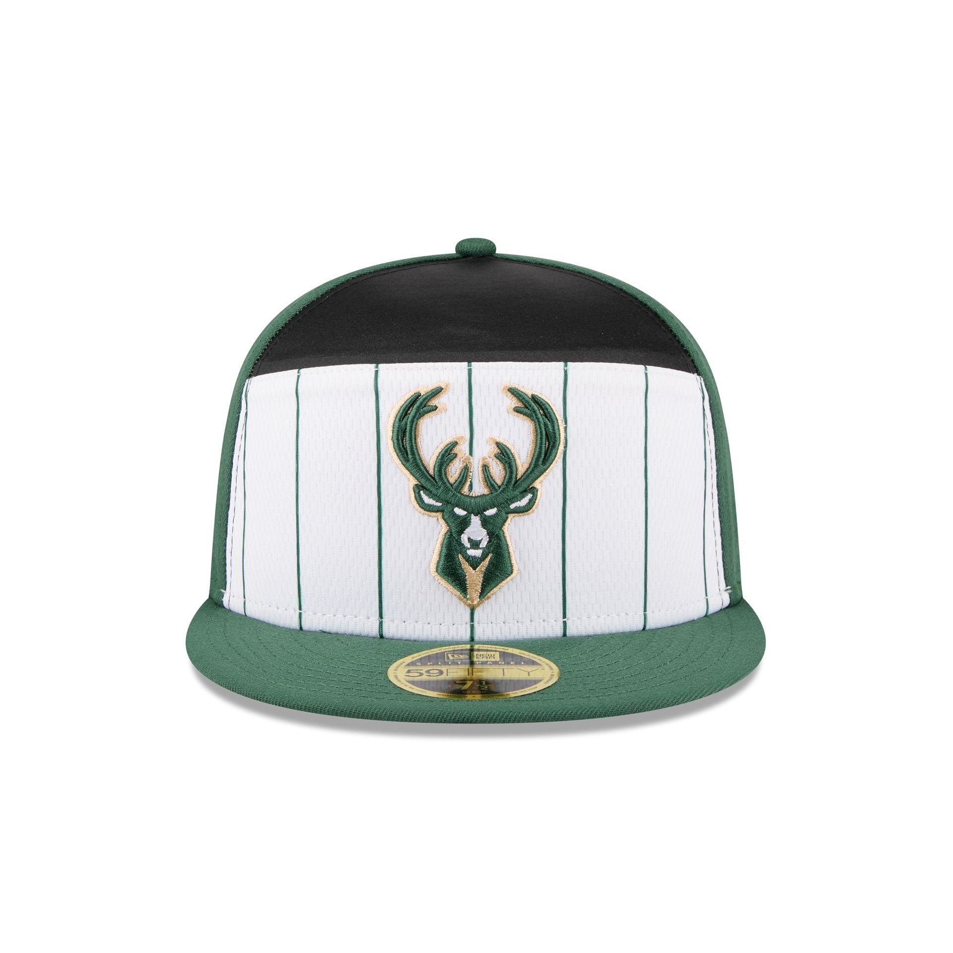 Alternative view of Milwaukee Bucks 2025 Tip-Off Split Panel 59Fifty Fitted Hat