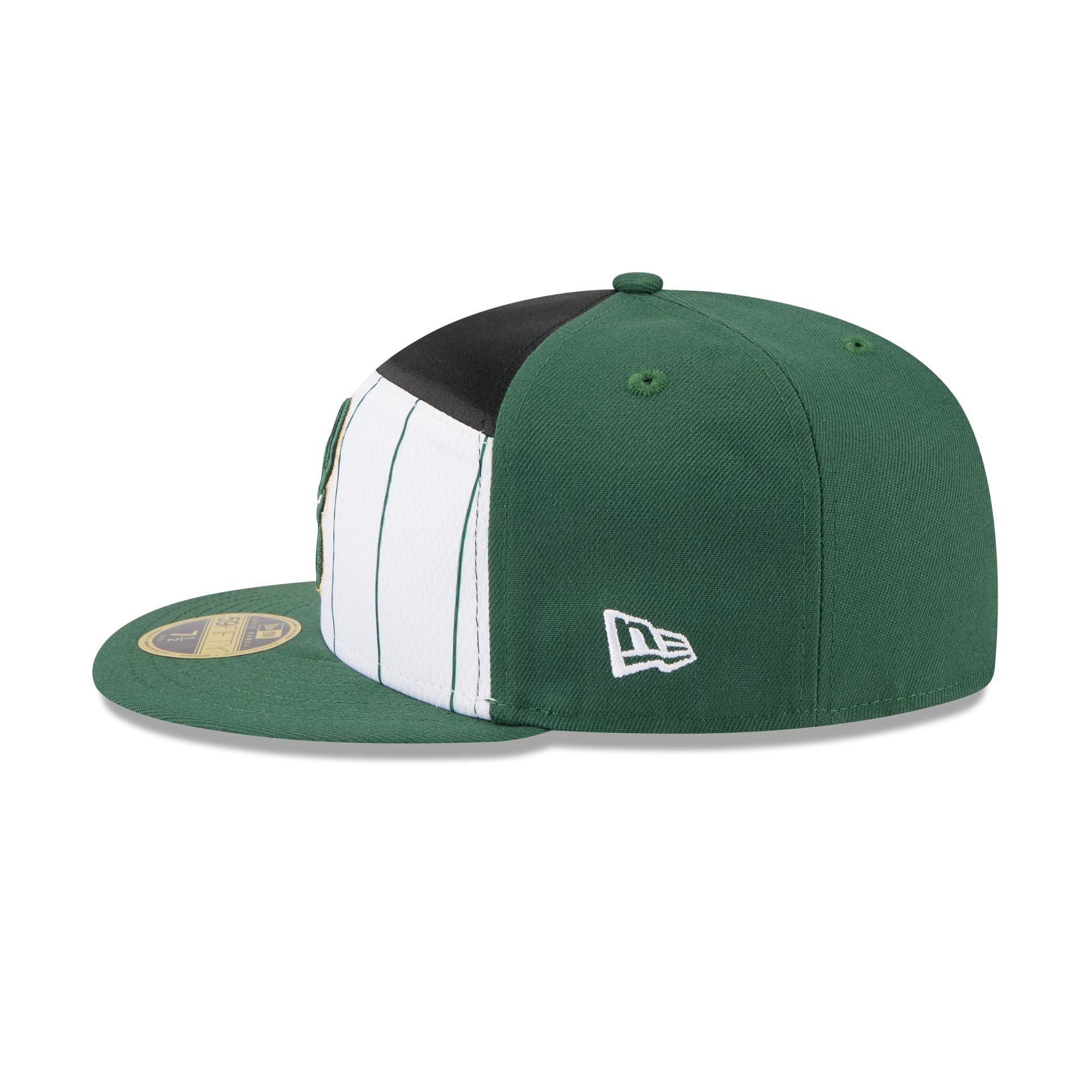 Milwaukee Bucks 2025 Tip-Off Split Panel 59Fifty Fitted Hat - Image 4