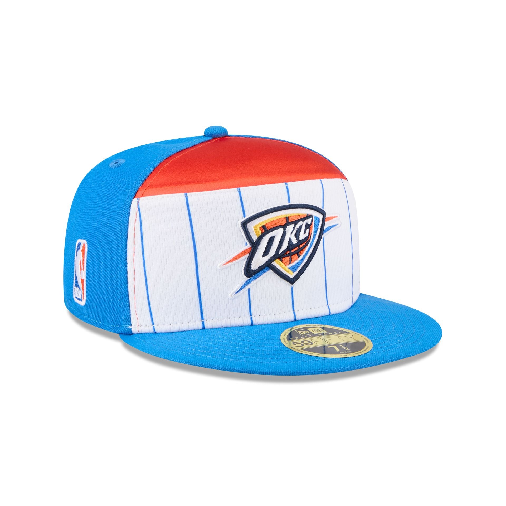 Oklahoma City Thunder 2025 Tip-Off Split Panel 59Fifty Fitted Hat - Image 3