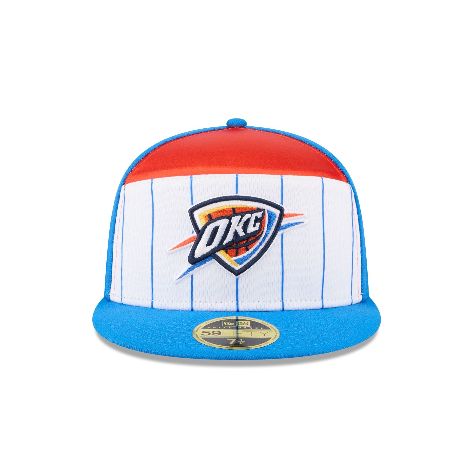 Oklahoma City Thunder 2025 Tip-Off Split Panel 59Fifty Fitted Hat - Image 2