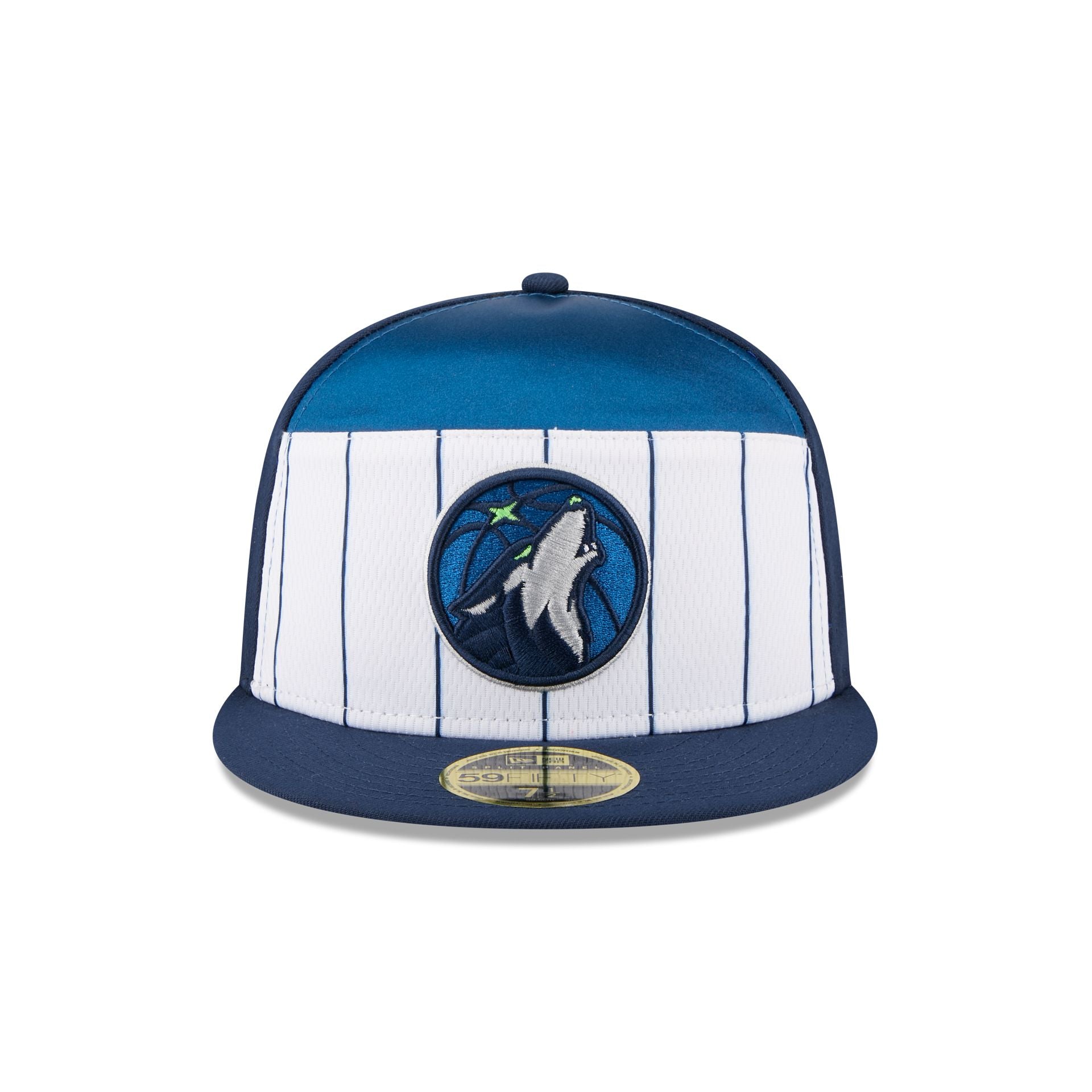 Alternative view of Minnesota Timberwolves 2025 Tip-Off Split Panel 59Fifty Fitted Hat