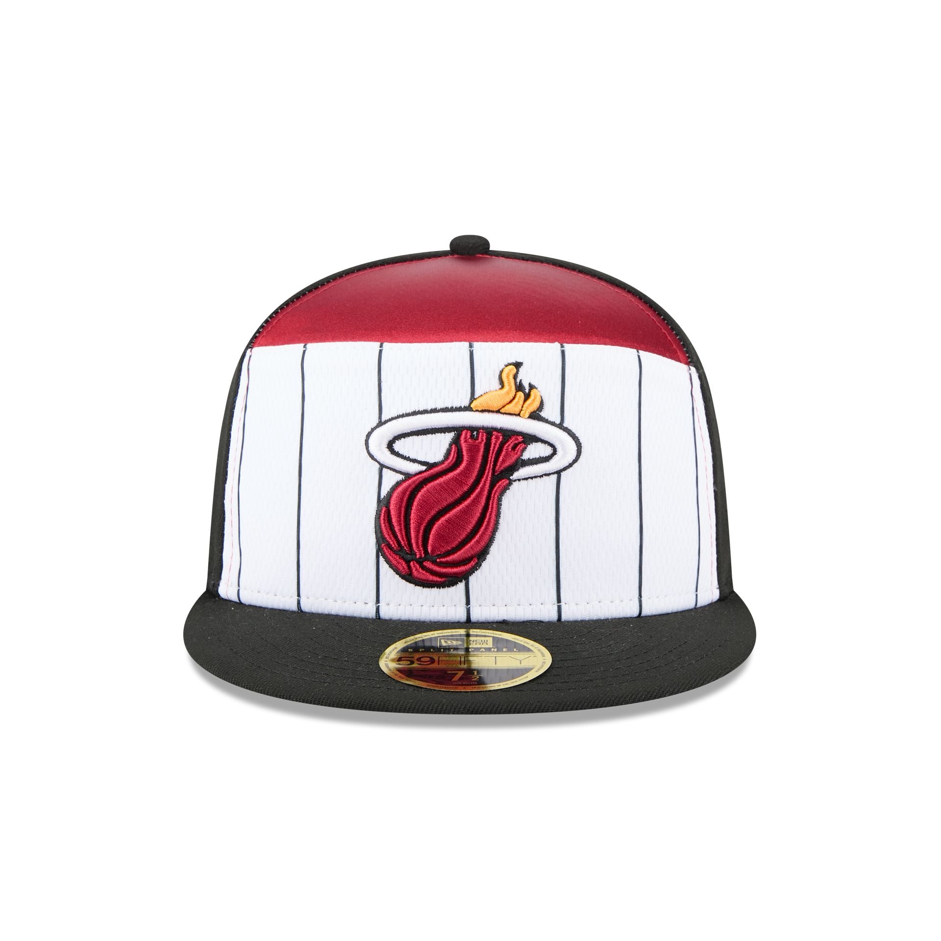 Alternative view of Miami Heat 2025 Tip-Off Split Panel 59Fifty Fitted Hat