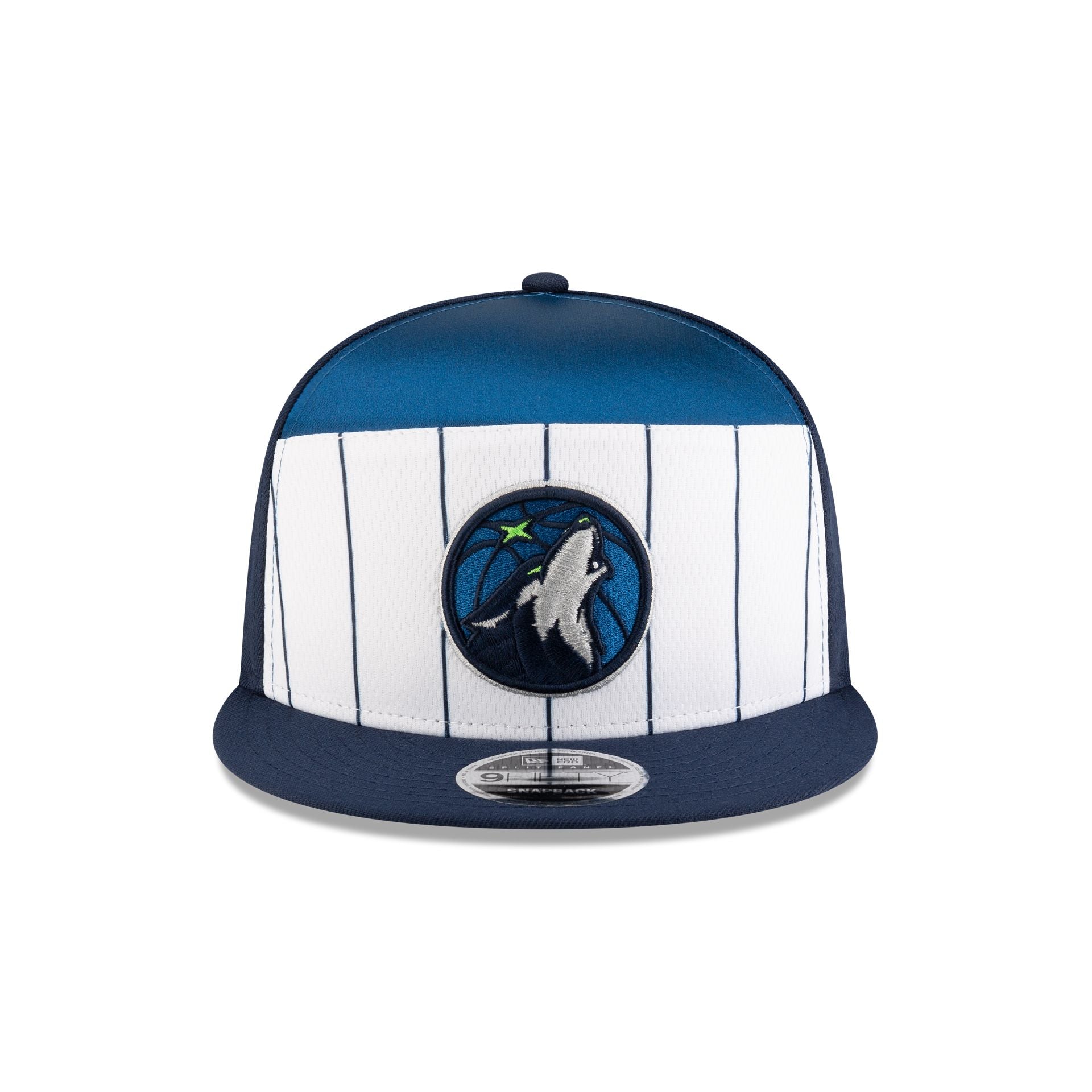 Alternative view of Minnesota Timberwolves 2025 Tip-Off Split Panel 9Fifty Snapback Hat