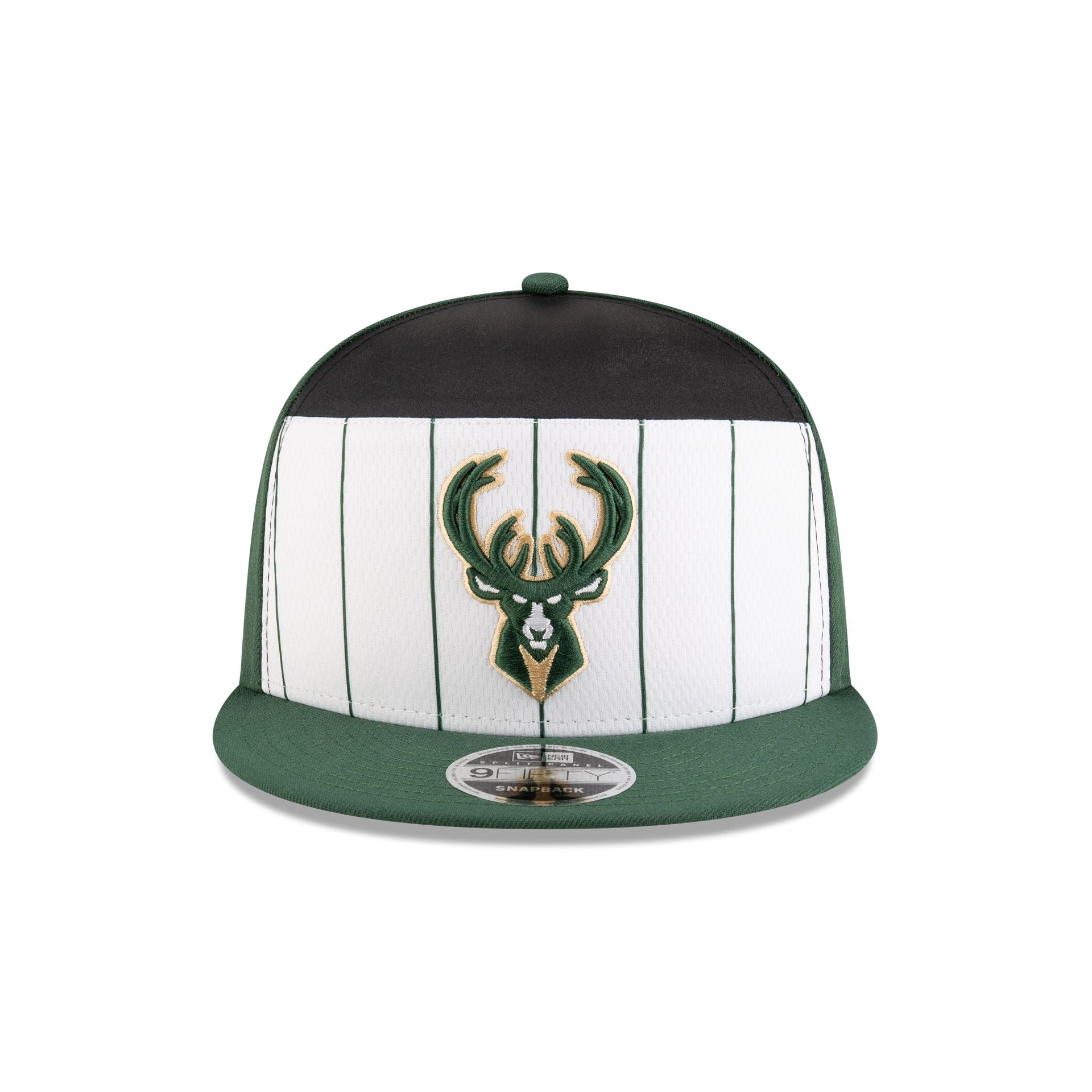 Alternative view of Milwaukee Bucks 2025 Tip-Off Split Panel 9Fifty Snapback Hat