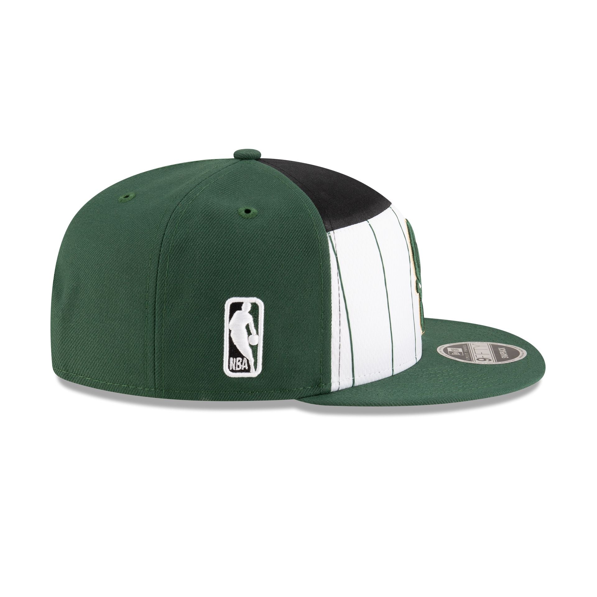 Milwaukee Bucks 2025 Tip-Off Split Panel 9Fifty Snapback Hat - Image 5