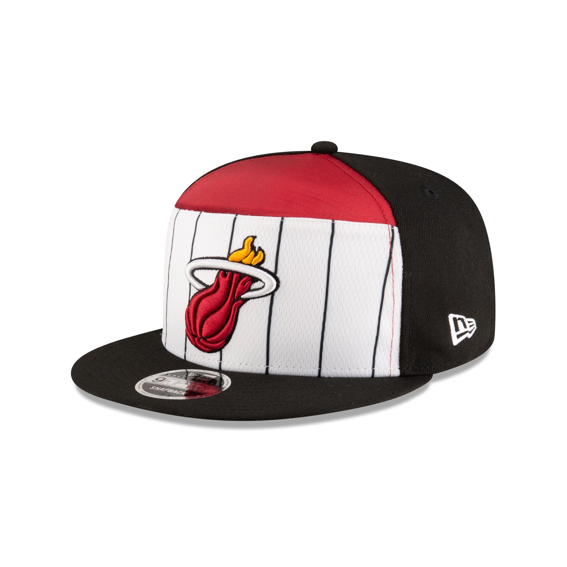 Miami Heat 2025 Tip-Off Split Panel 9Fifty Snapback Hat