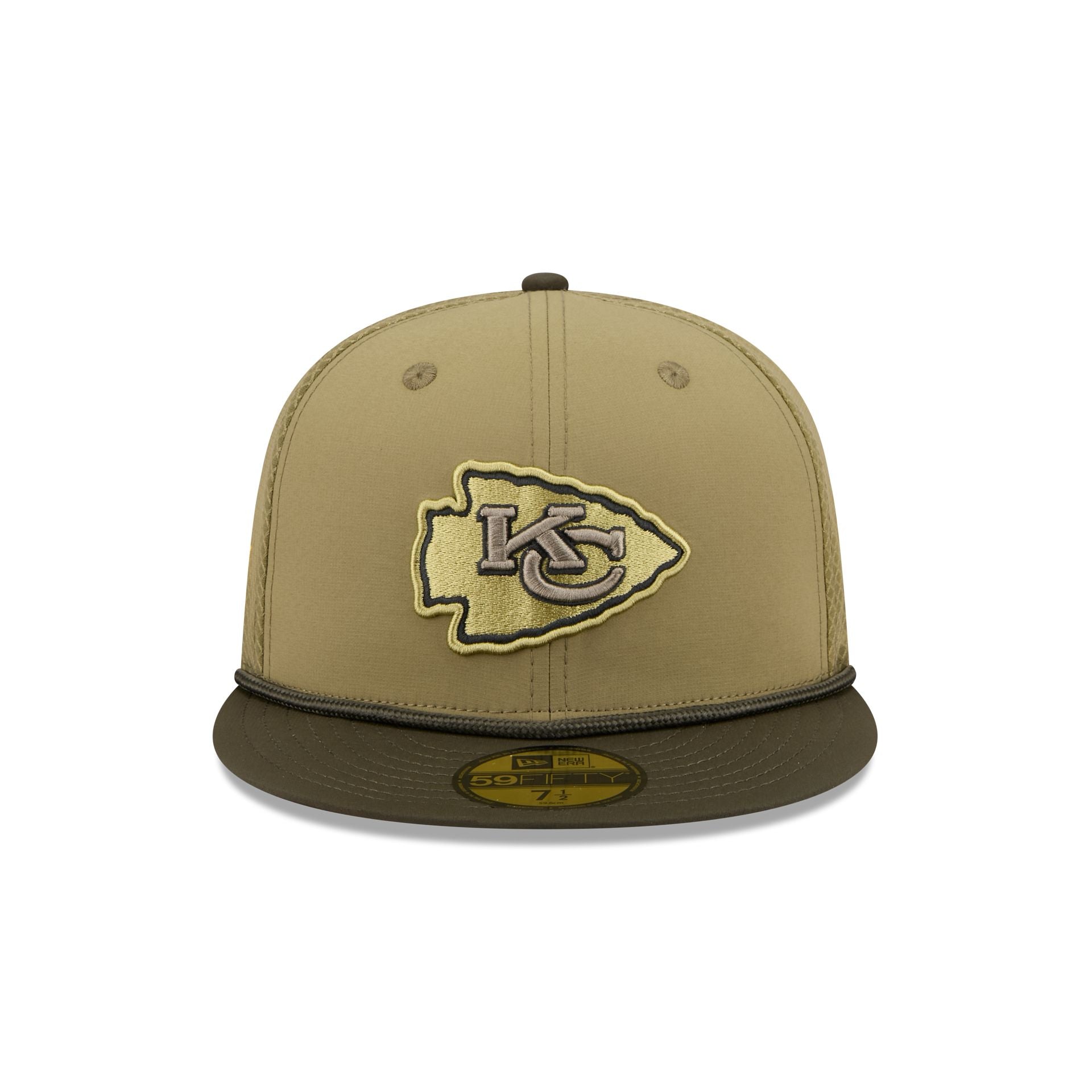 Alternative view of Kansas City Chiefs 2025 Salute To Service 59Fifty Fitted Hat