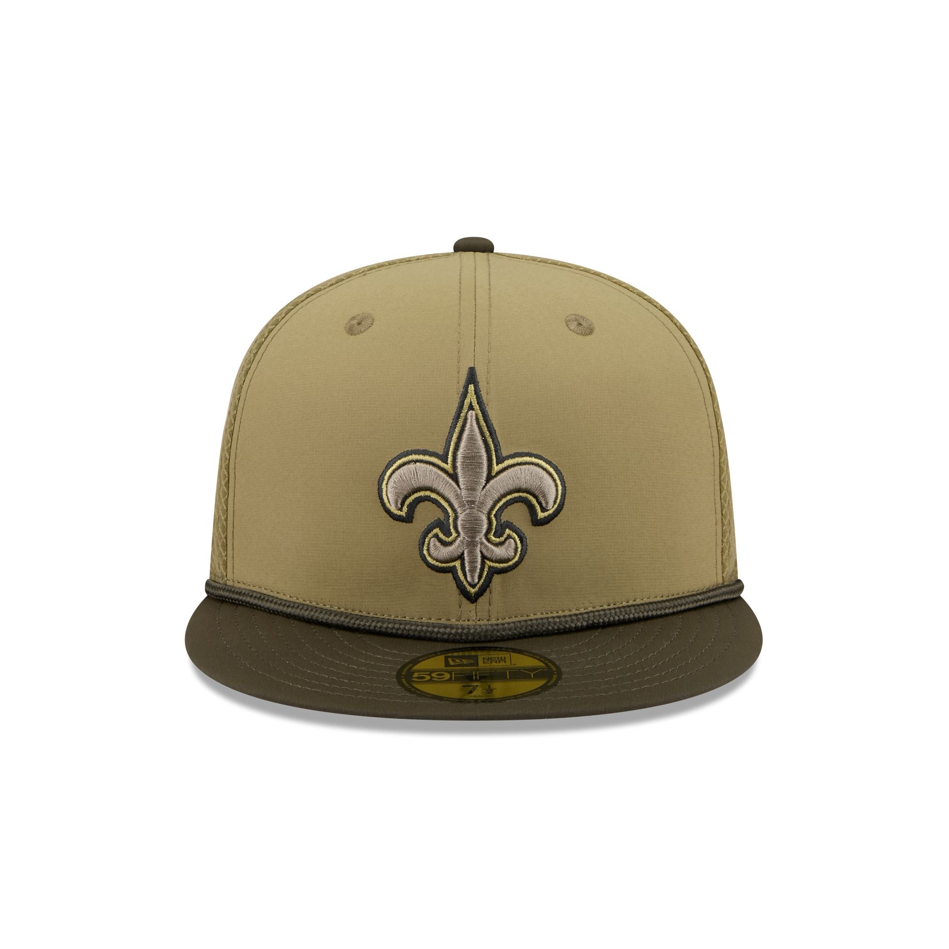 Alternative view of New Orleans Saints 2025 Salute To Service 59Fifty Fitted Hat