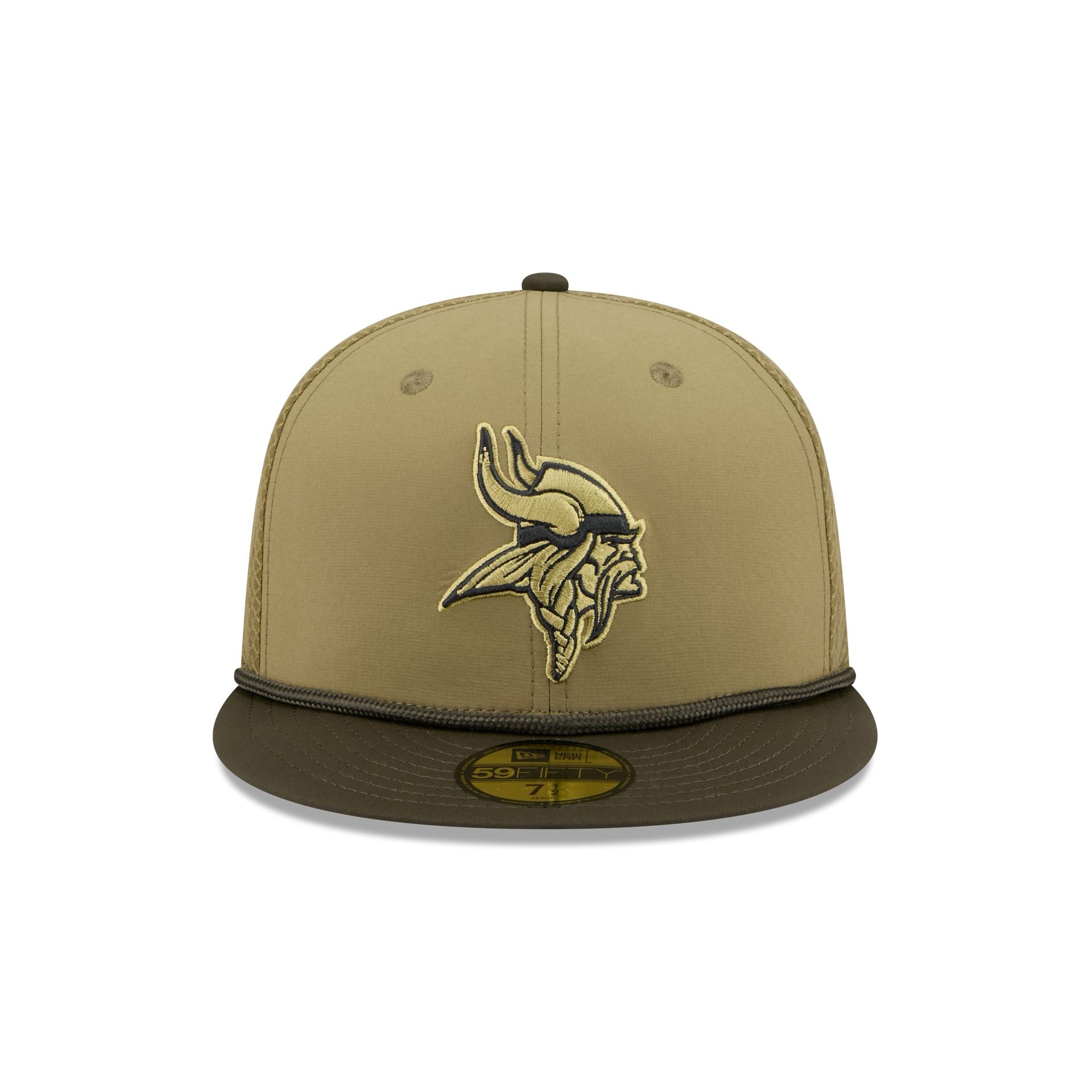 Alternative view of Minnesota Vikings 2025 Salute To Service 59Fifty Fitted Hat
