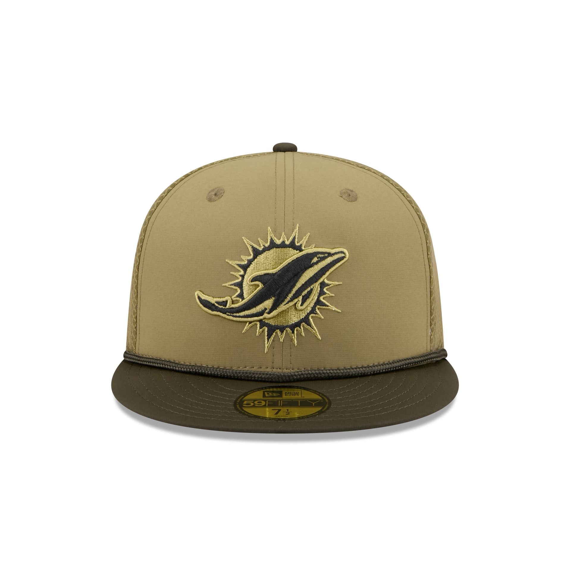 Alternative view of Miami Dolphins 2025 Salute To Service 59Fifty Fitted Hat