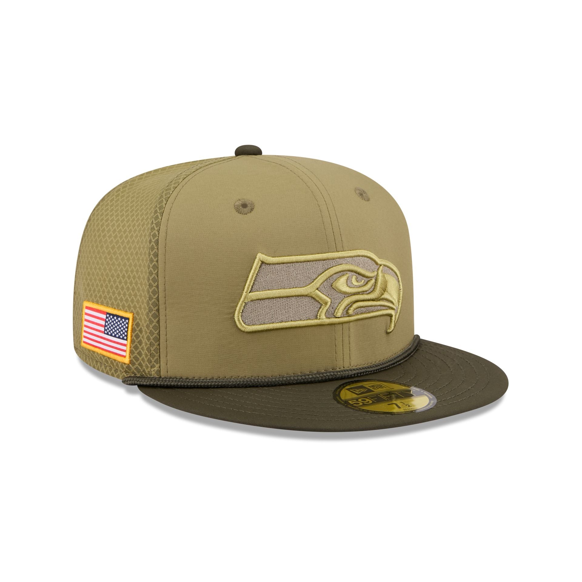 Seattle Seahawks 2025 Salute To Service 59Fifty Fitted Hat