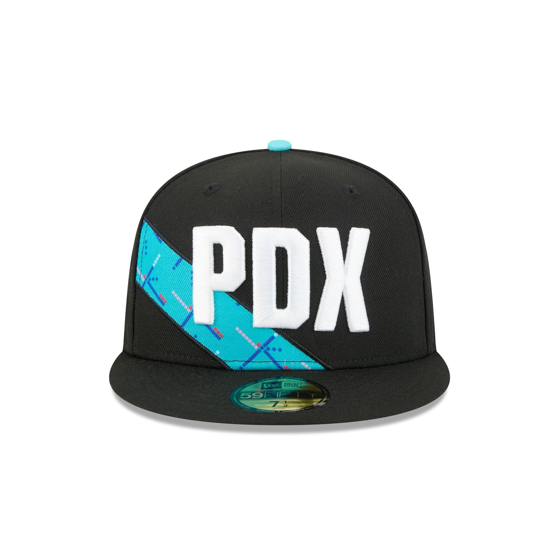 Alternative view of Portland Trail Blazers 2025 City Edition 59Fifty Fitted Hat