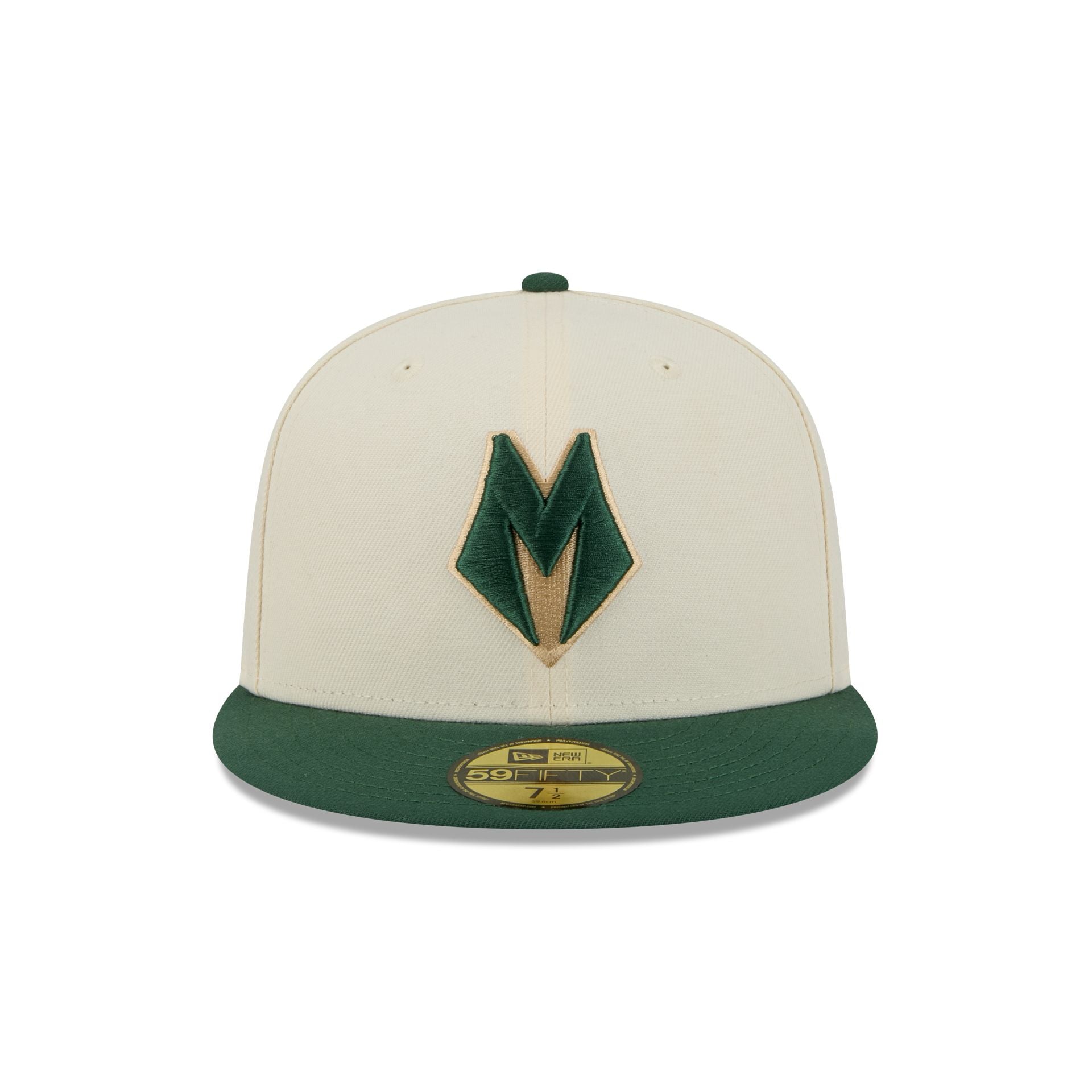 Alternative view of Milwaukee Bucks 2025 City Edition 59Fifty Fitted Hat