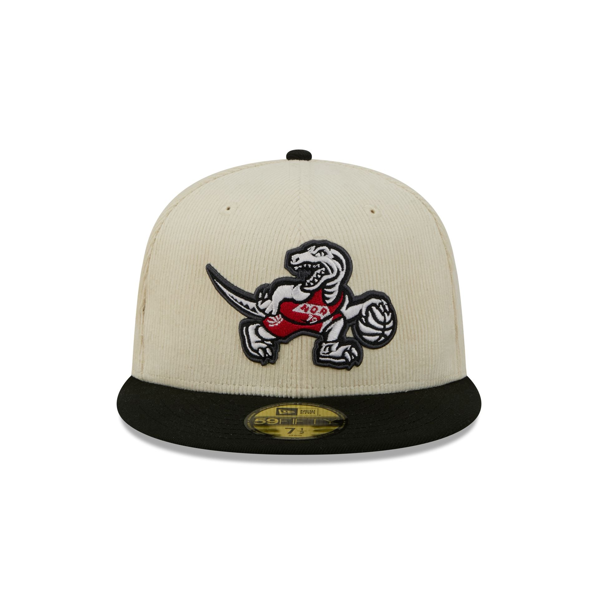 Alternative view of Toronto Raptors 2025 City Edition Chrome White Corduroy 59Fifty Fitted Hat