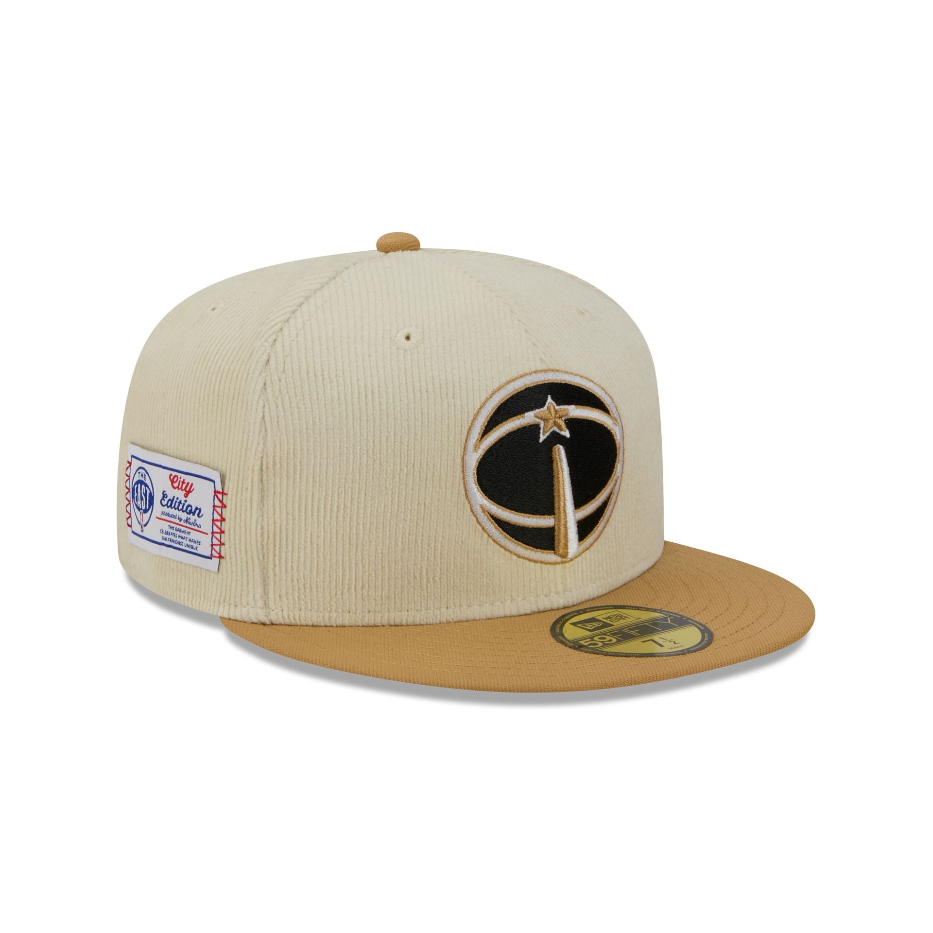 Washington Wizards 2025 City Edition Chrome White Corduroy 59Fifty Fitted Hat