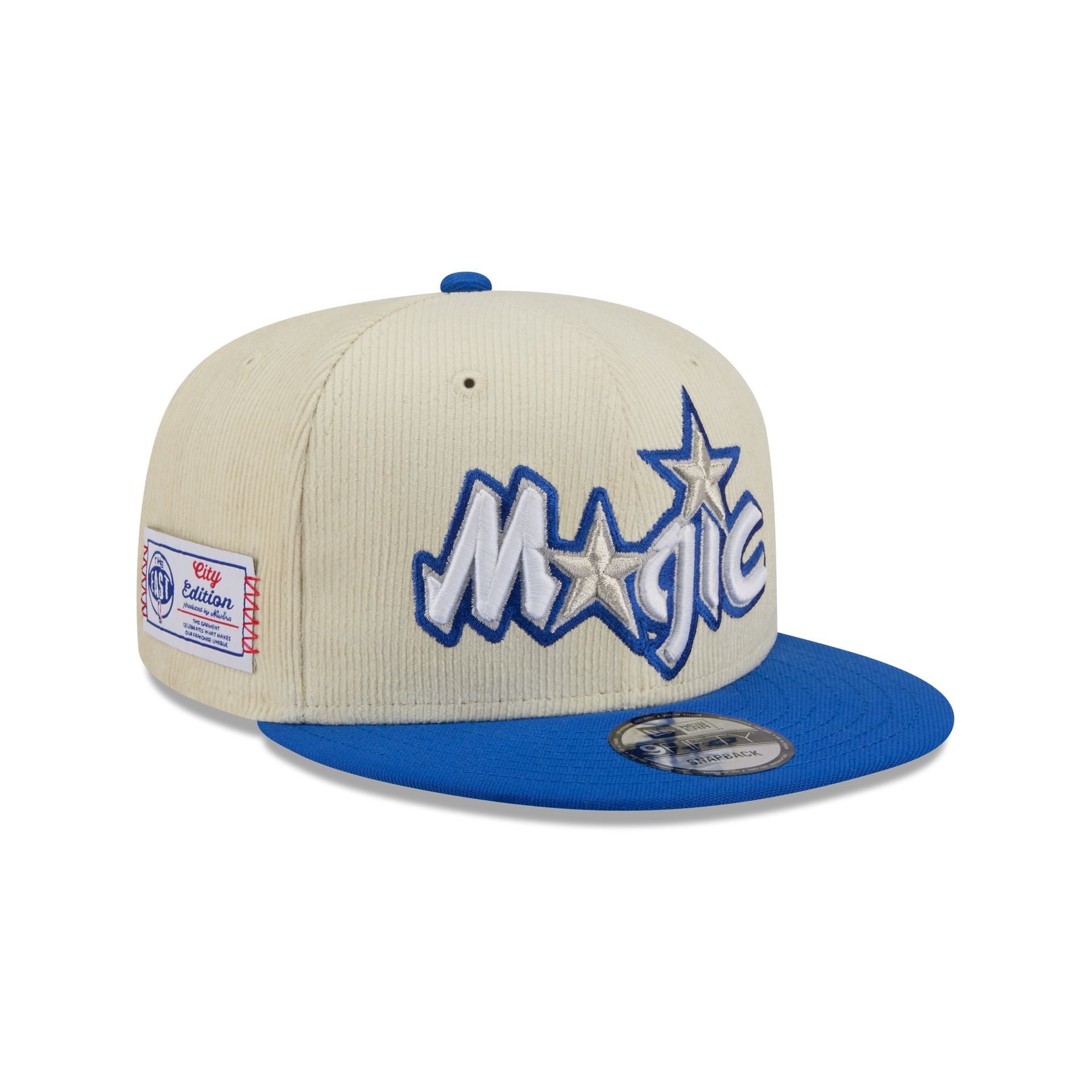Orlando Magic 2025 City Edition Chrome White Corduroy 9Fifty Snapback Hat