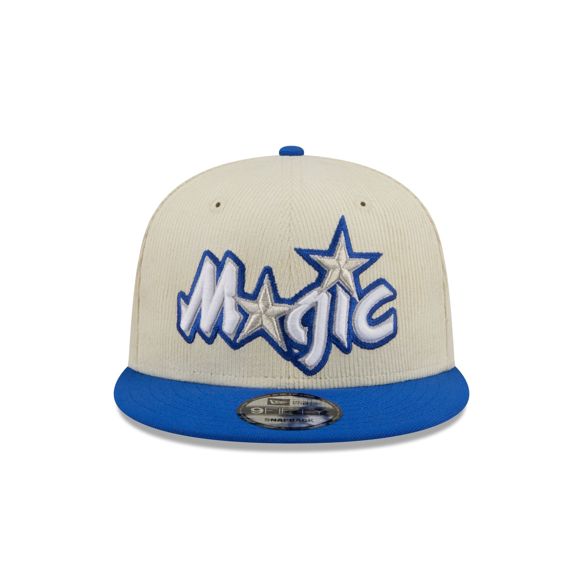 Alternative view of Orlando Magic 2025 City Edition Chrome White Corduroy 9Fifty Snapback Hat