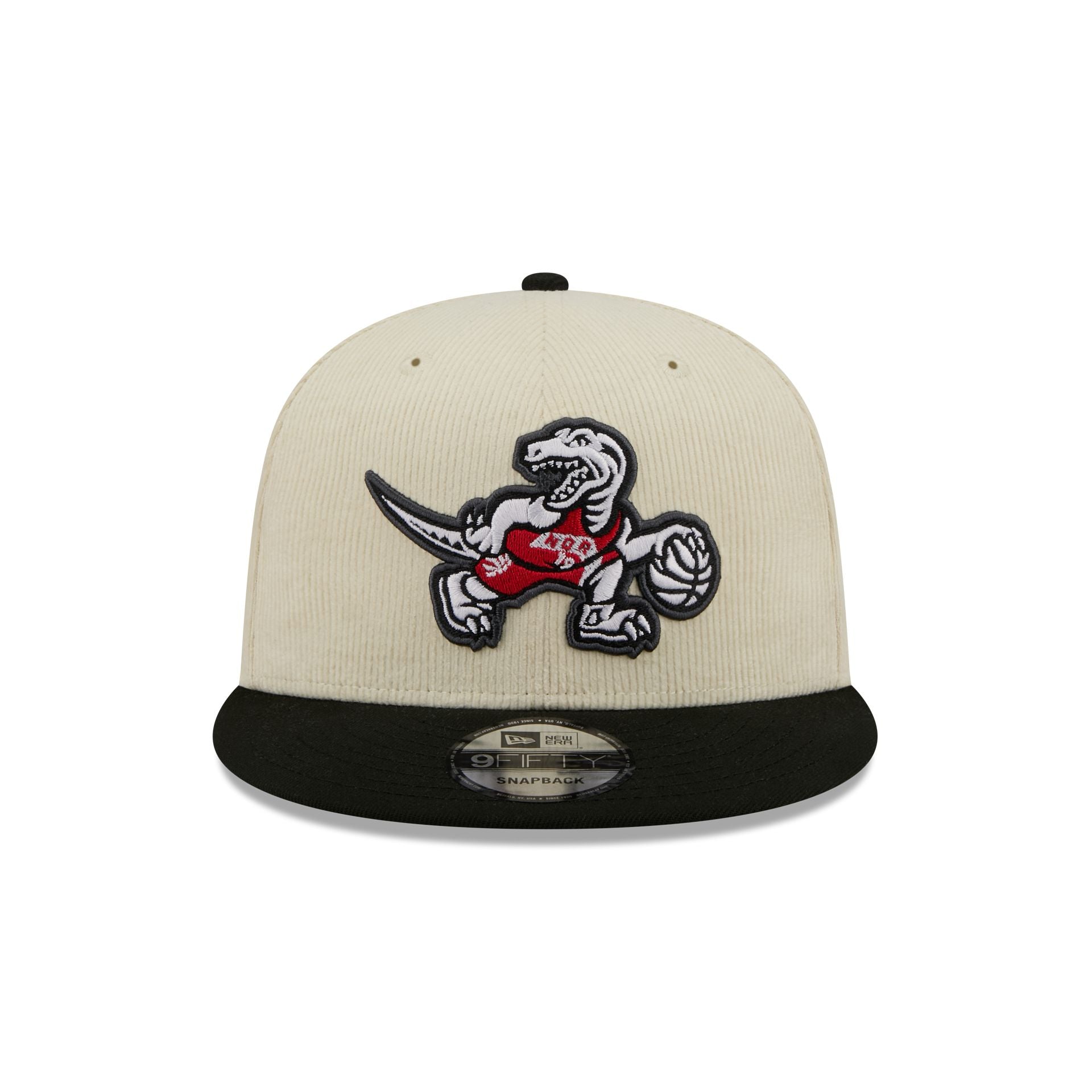 Alternative view of Toronto Raptors 2025 City Edition Chrome White Corduroy 9Fifty Snapback Hat