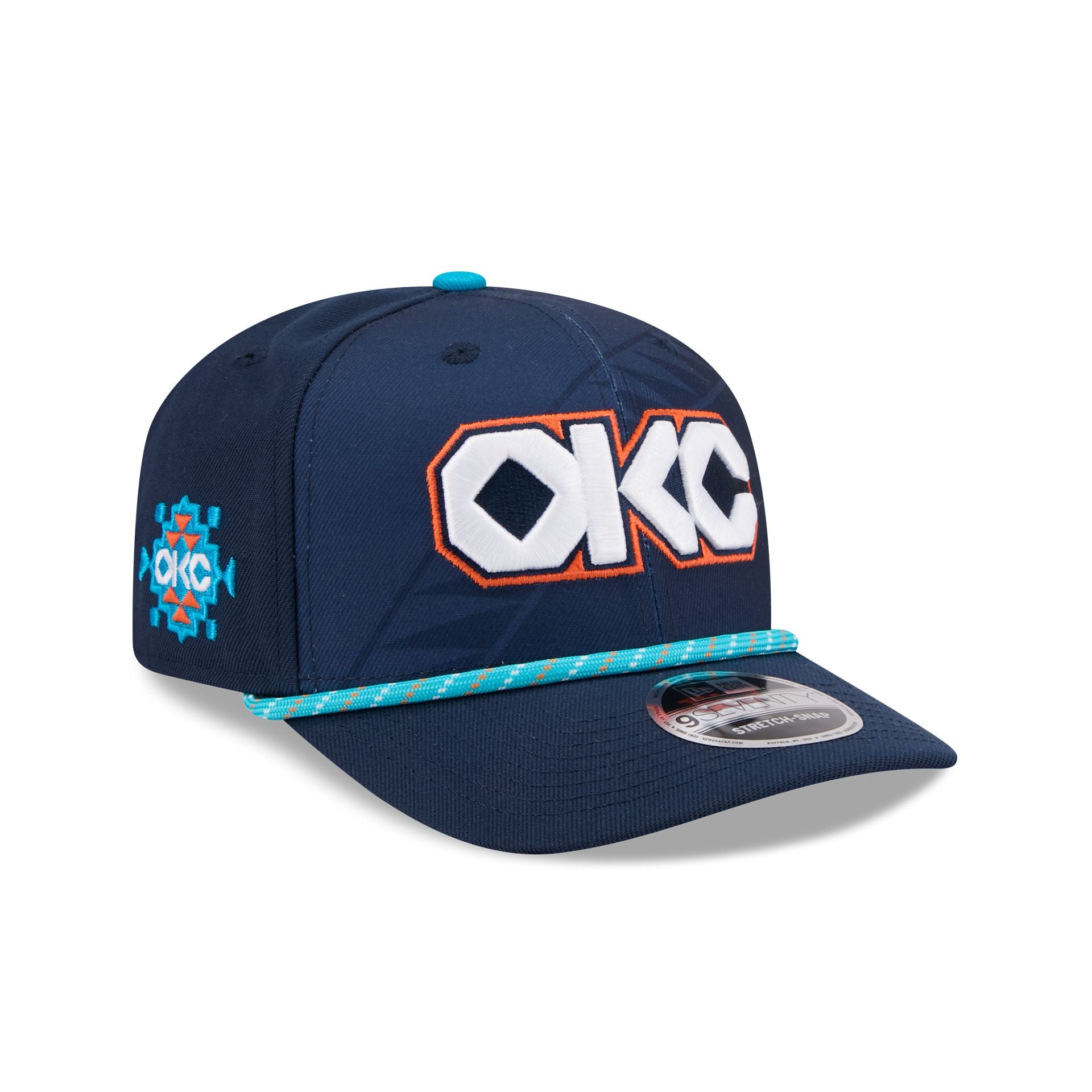 Oklahoma City Thunder 2025 City Edition 9Seventy Stretch-Snap Hat