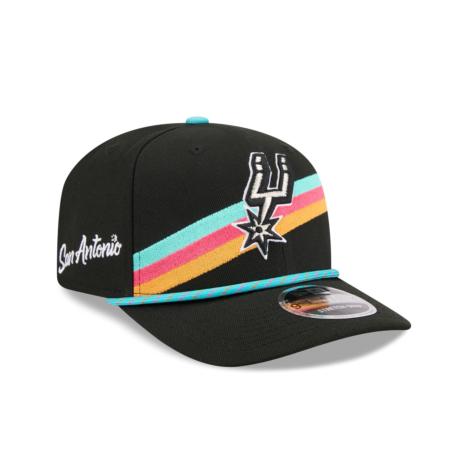 San Antonio Spurs 2025 City Edition 9Seventy Stretch-Snap Hat