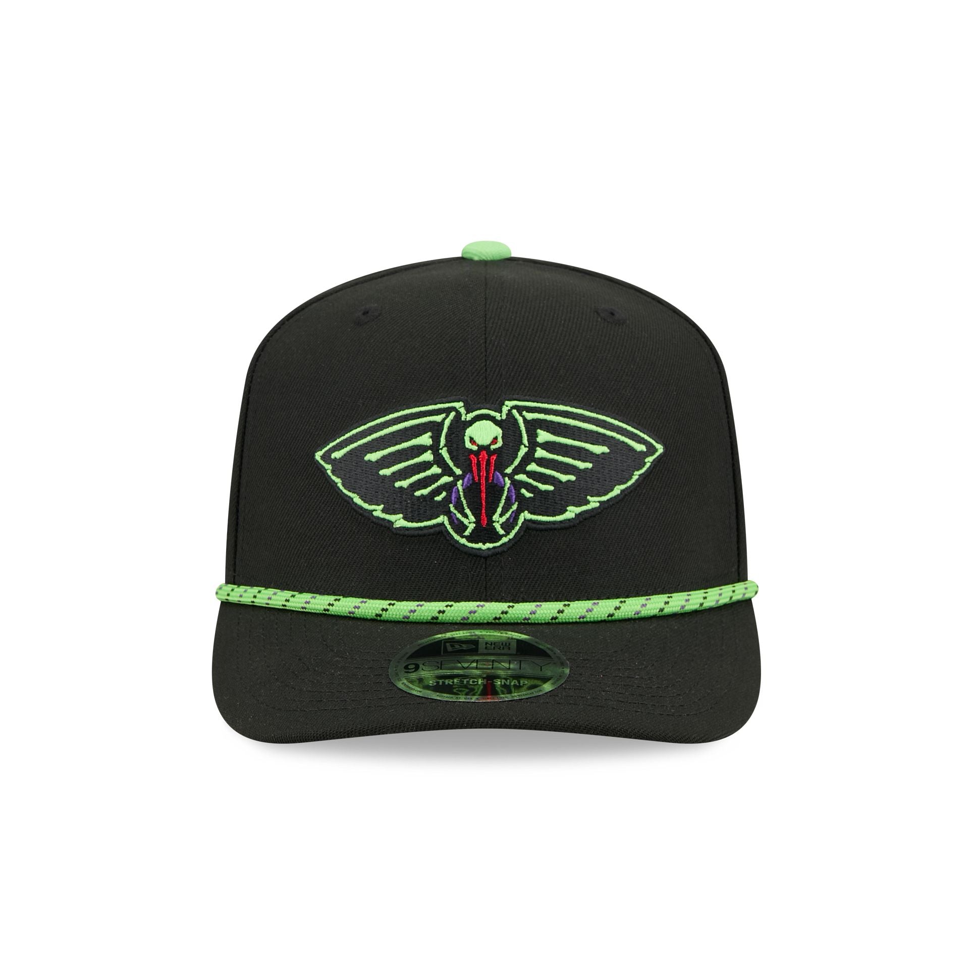 Alternative view of New Orleans Pelicans 2025 City Edition 9Seventy Stretch-Snap Hat