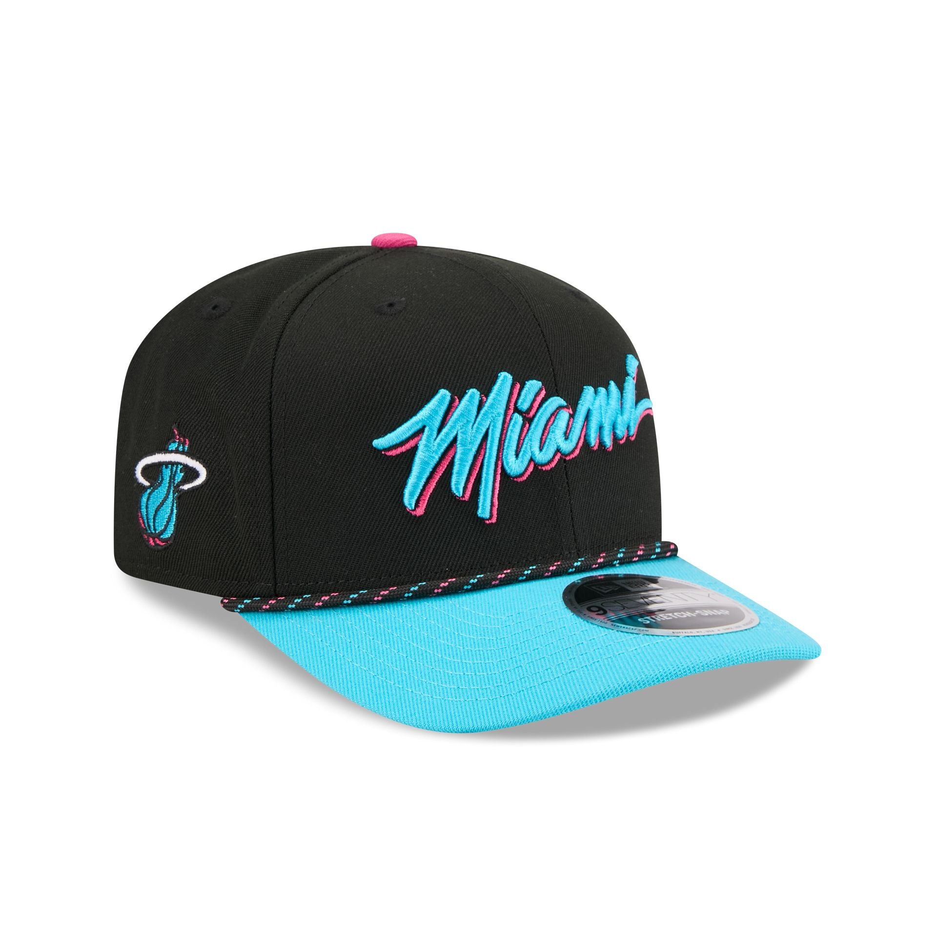Miami Heat 2025 City Edition 9Seventy Stretch-Snap Hat