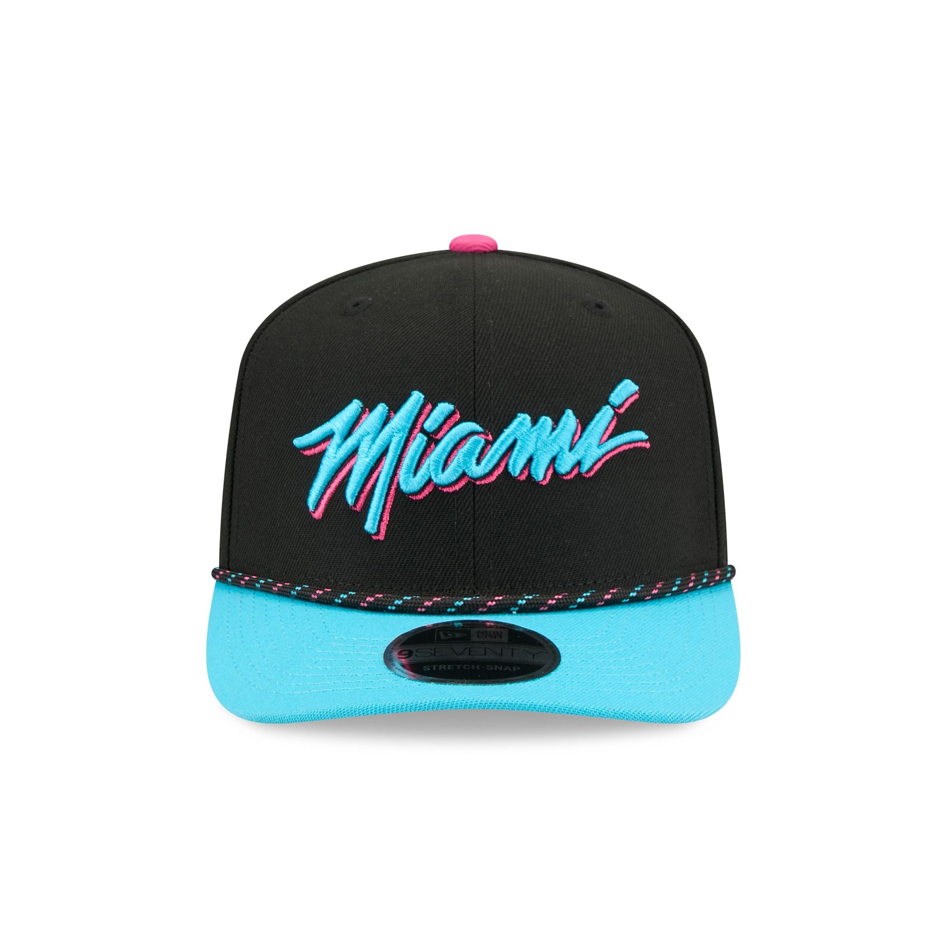 Alternative view of Miami Heat 2025 City Edition 9Seventy Stretch-Snap Hat