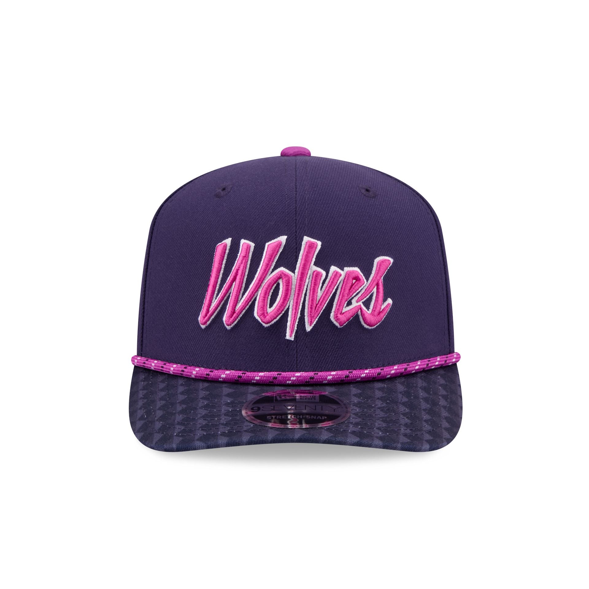 Alternative view of Minnesota Timberwolves 2025 City Edition 9Seventy Stretch-Snap Hat