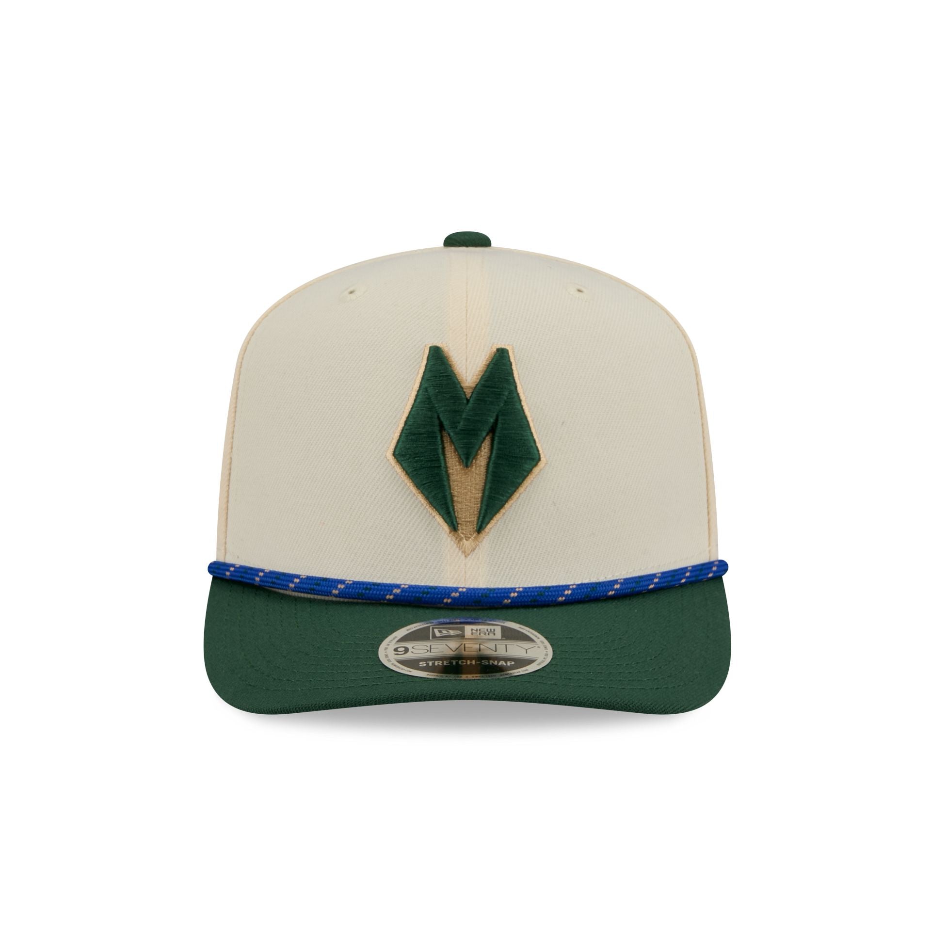 Alternative view of Milwaukee Bucks 2025 City Edition 9Seventy Stretch-Snap Hat