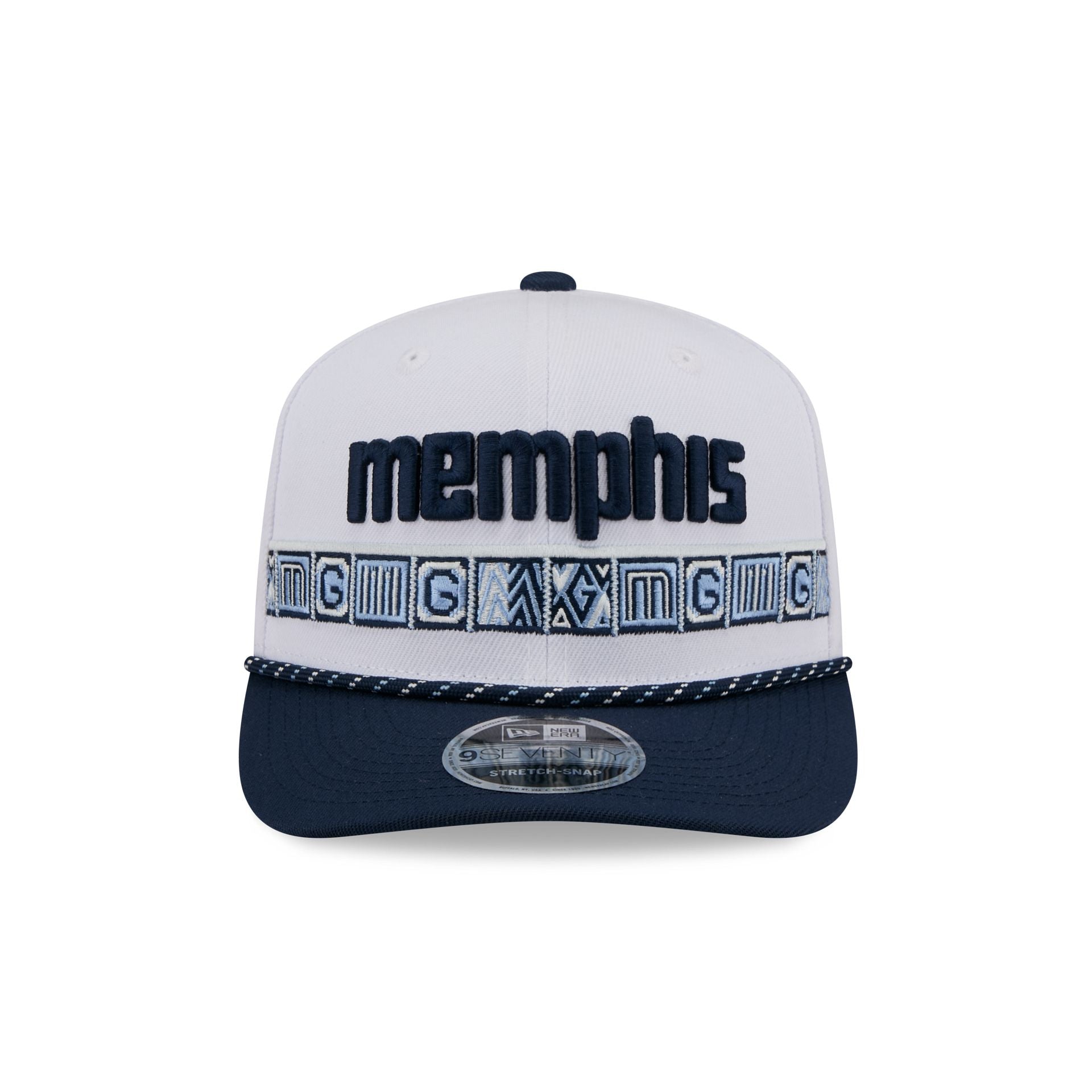 Alternative view of Memphis Grizzlies 2025 City Edition 9Seventy Stretch-Snap Hat