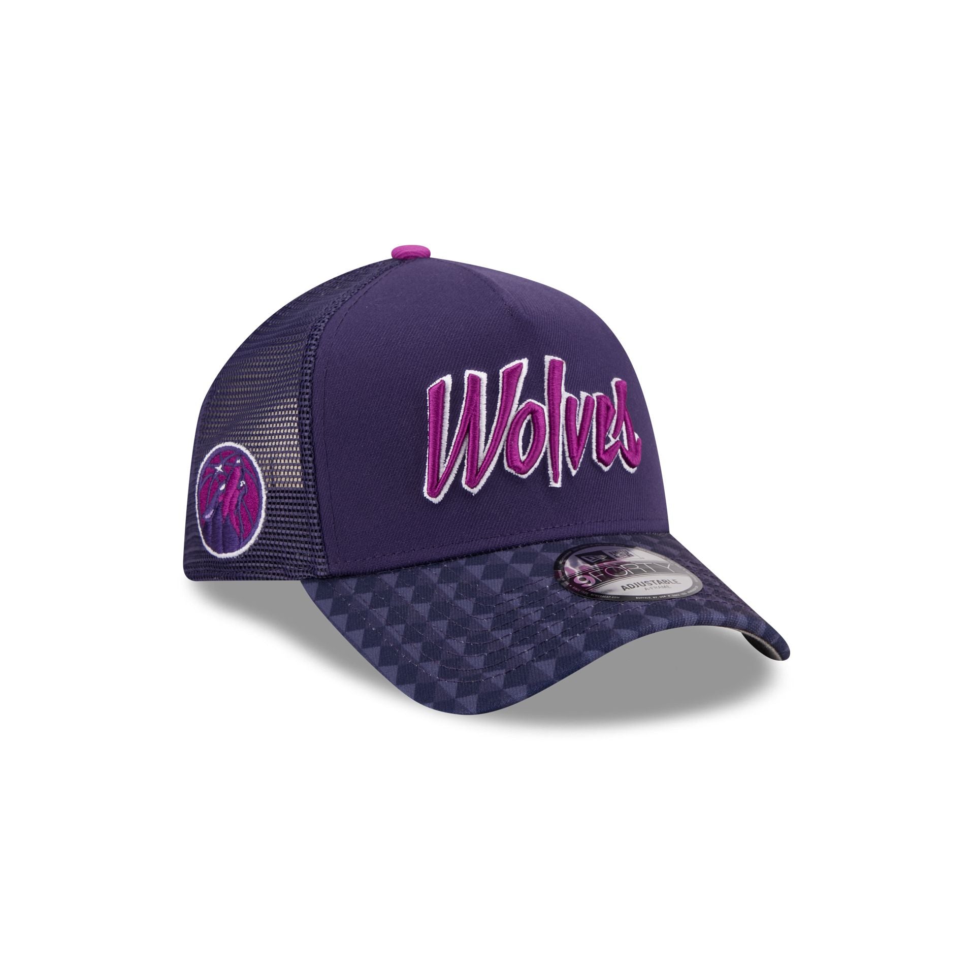 Minnesota Timberwolves 2025 City Edition 9Forty A-Frame Trucker Hat