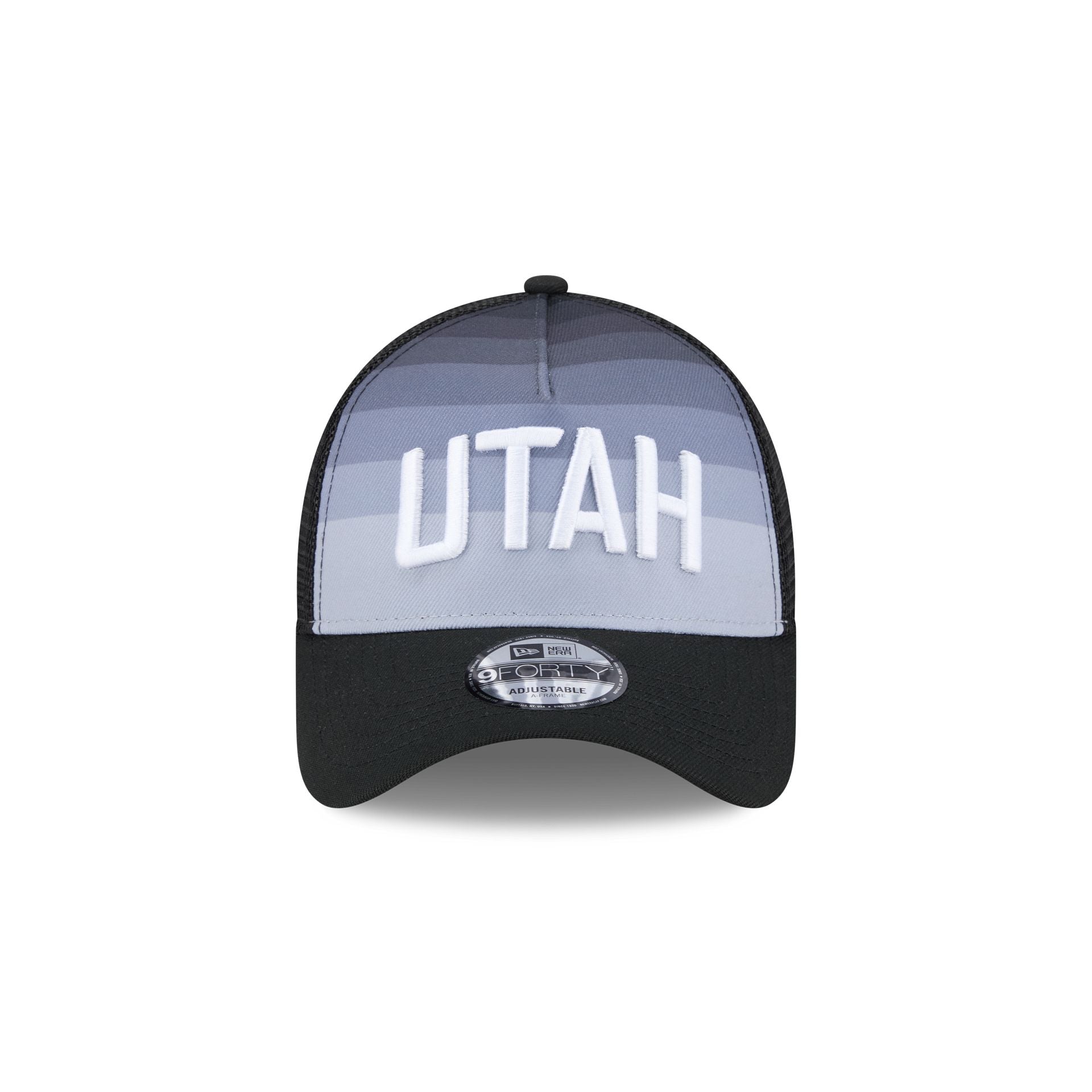 Alternative view of Utah Jazz 2025 City Edition 9Forty A-Frame Trucker Hat