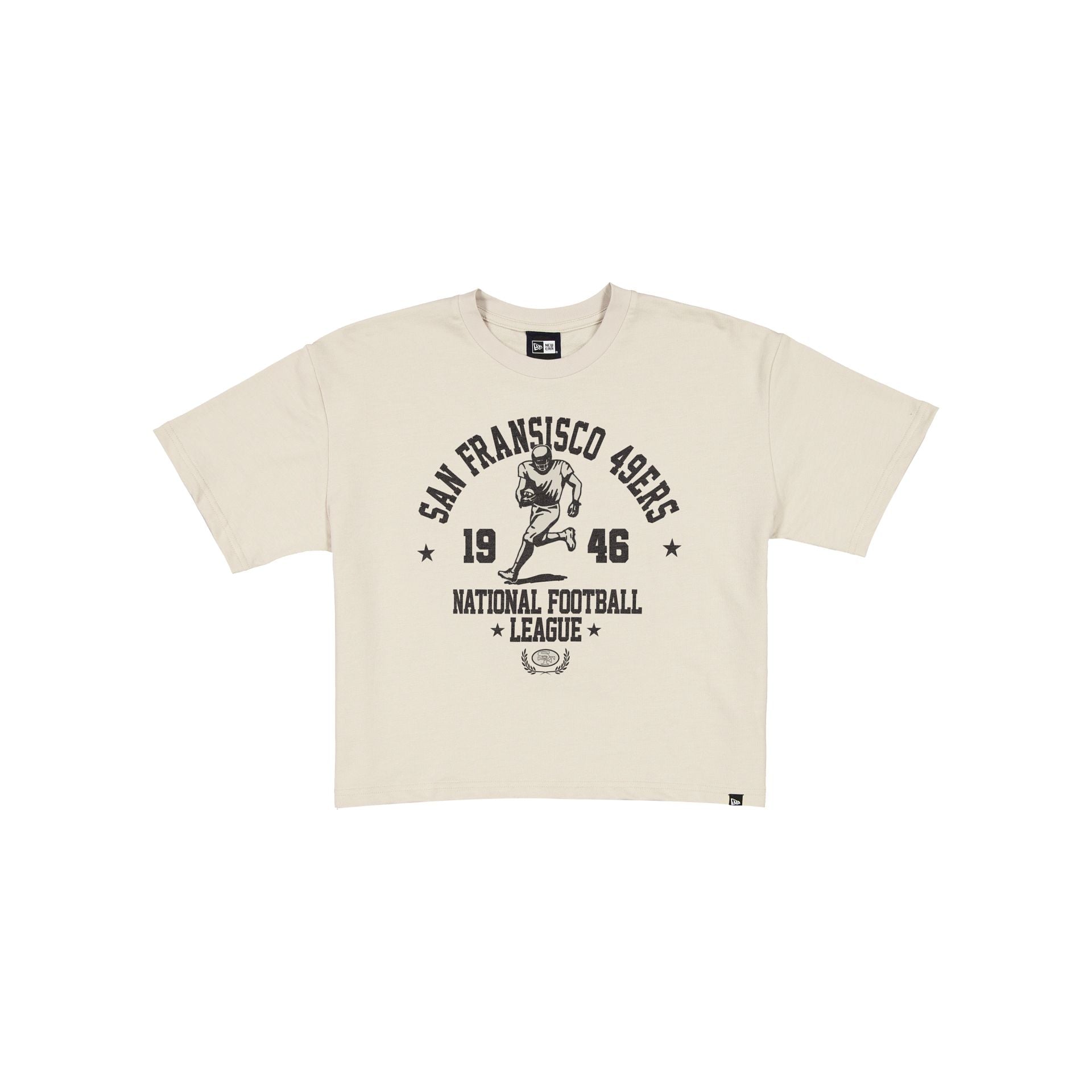 San Francisco 49Ers Throwback Prep Stone Women's Cropped T-Shirt