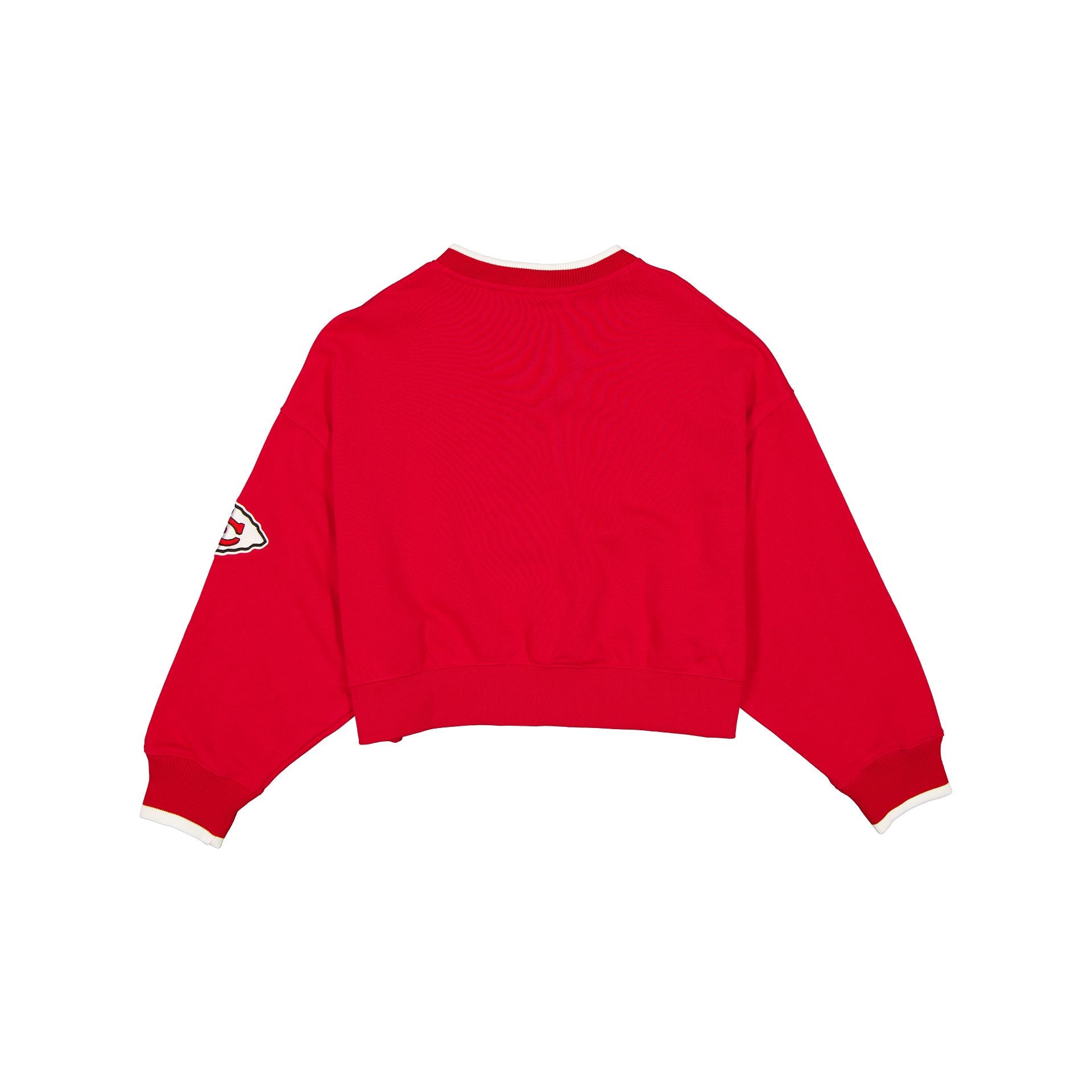 Alternative view of Kansas City Chiefs Throwback Prep Women's Cropped Crewneck