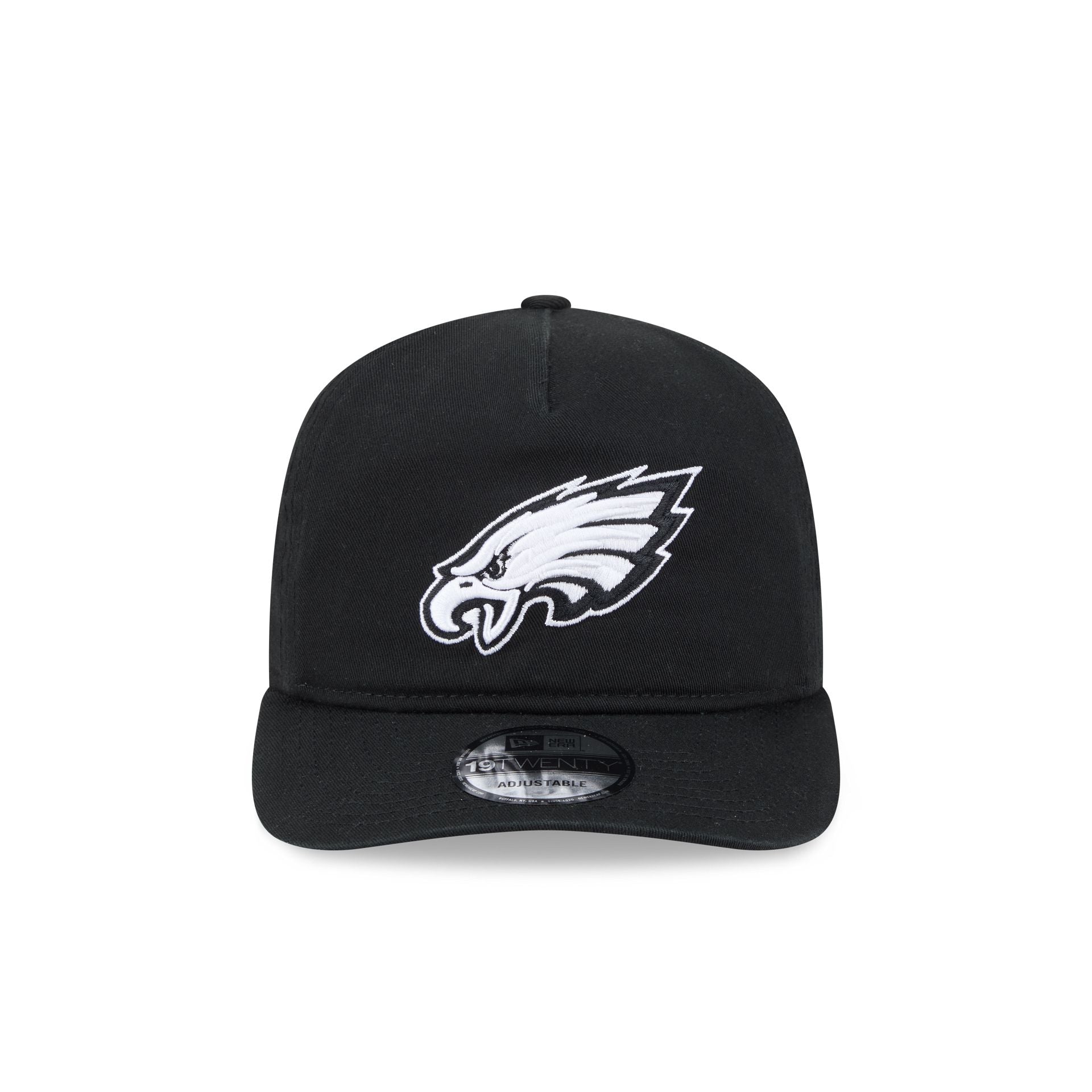 Alternative view of Philadelphia Eagles Black And White 19Twenty Snapback Hat