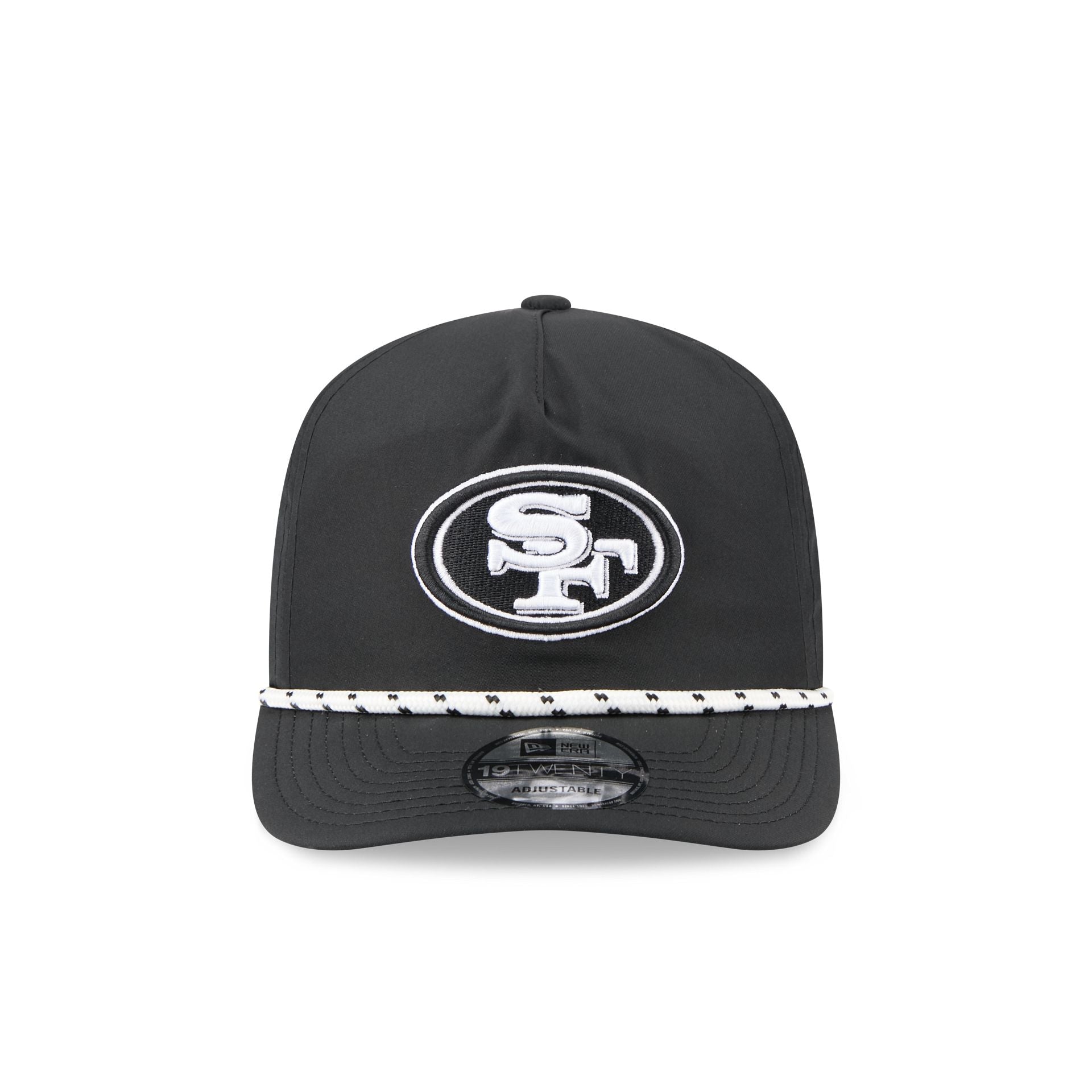 Alternative view of San Francisco 49Ers Black And White Rope 19Twenty Snapback Hat