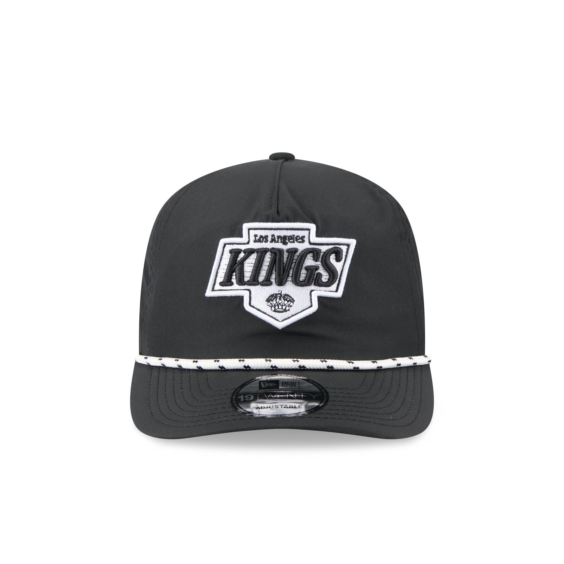 Alternative view of Los Angeles Kings Black And White Rope 19Twenty Snapback Hat