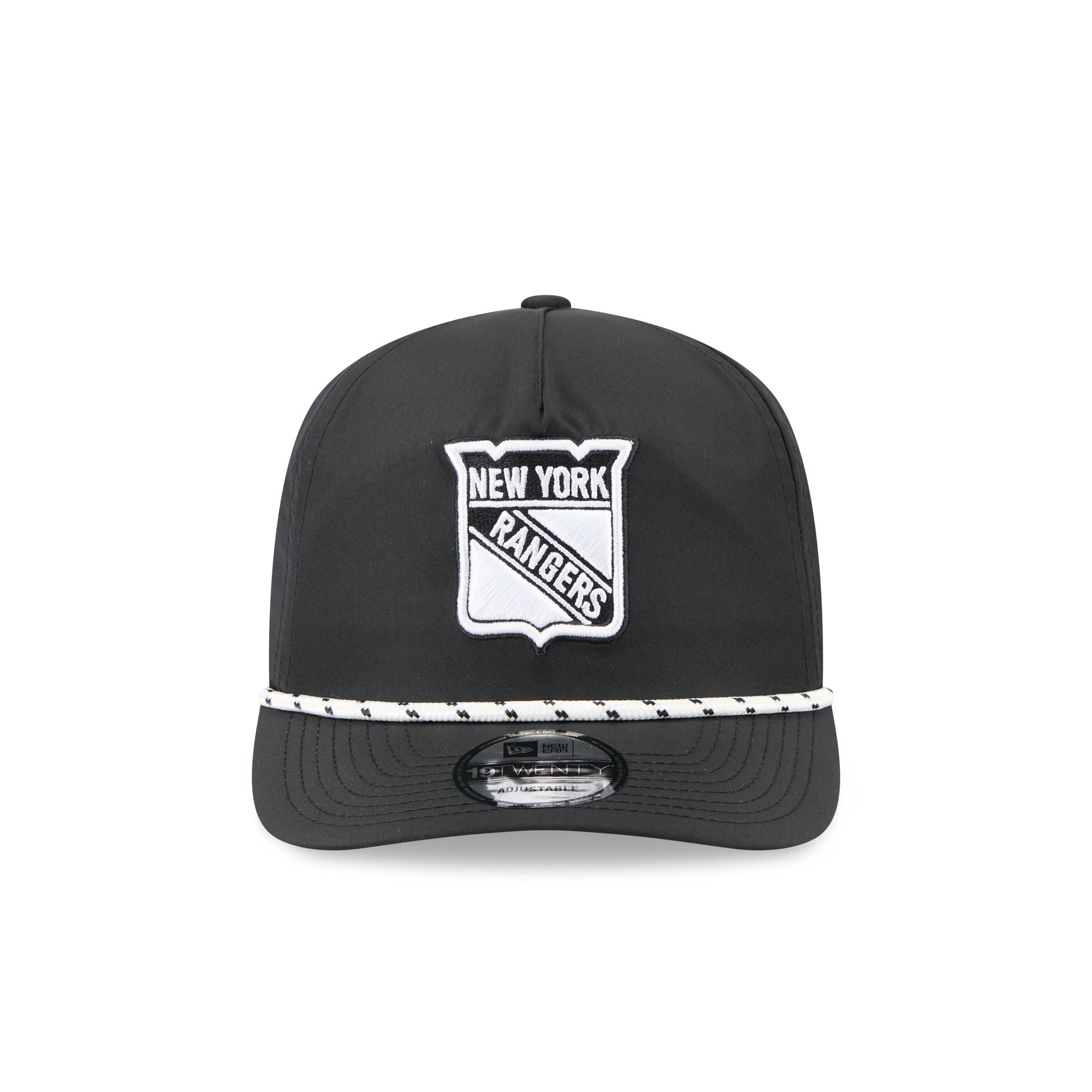 Alternative view of New York Rangers Black And White Rope 19Twenty Snapback Hat