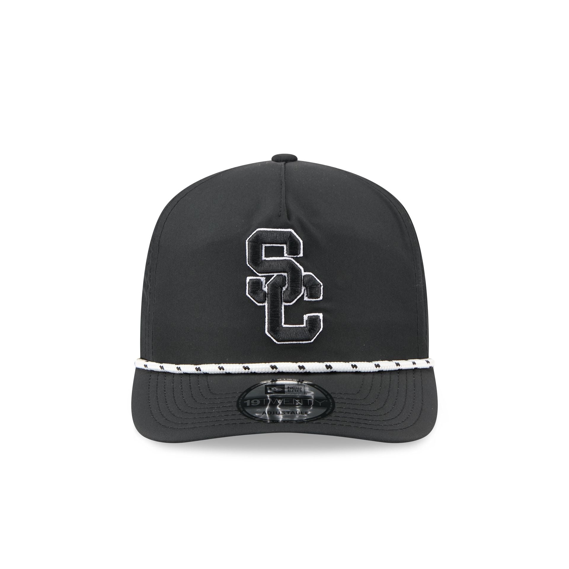 Alternative view of Usc Trojans Black And White Rope 19Twenty Snapback Hat