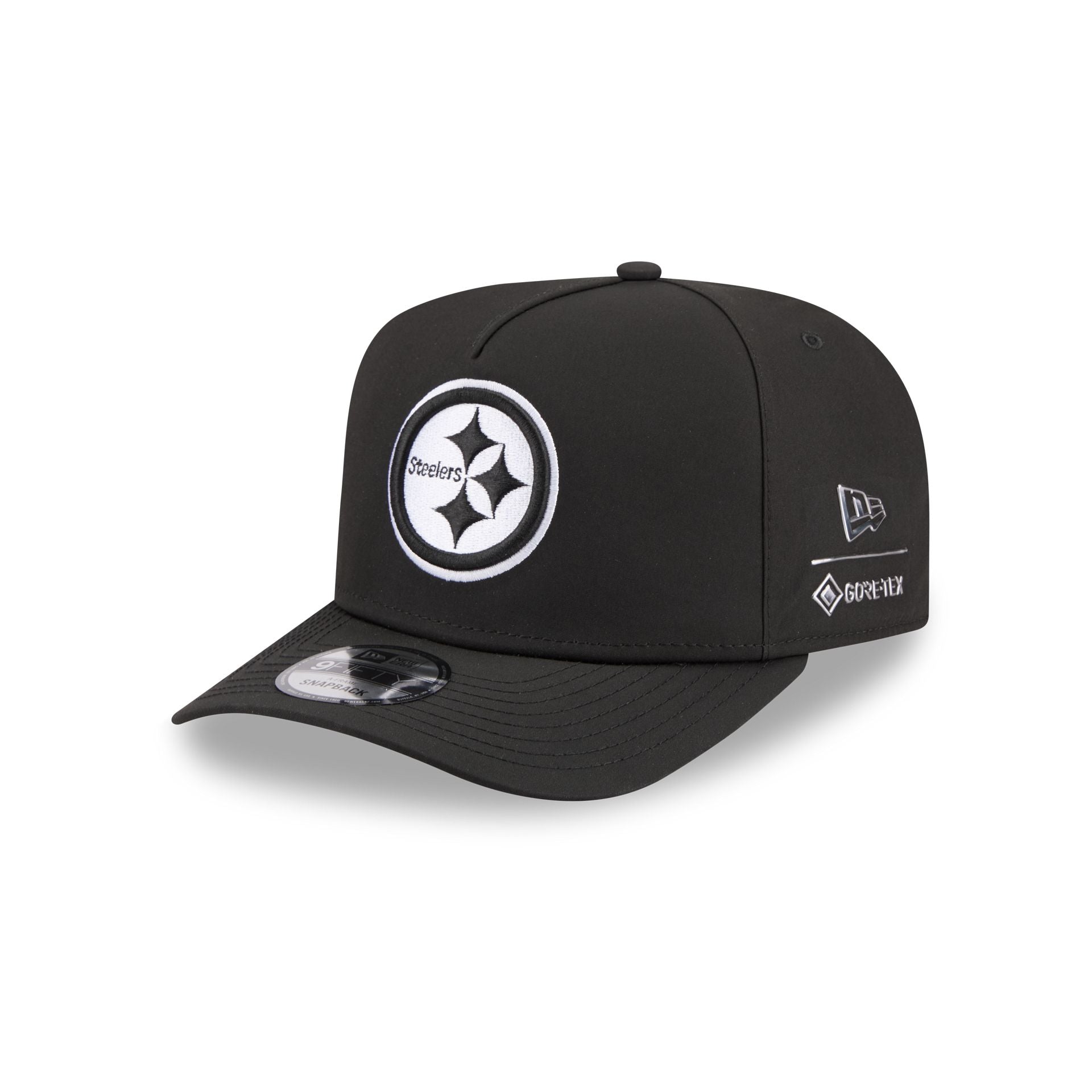 Pittsburgh Steelers Gore-Tex Black 9Fifty A-Frame Snapback Hat