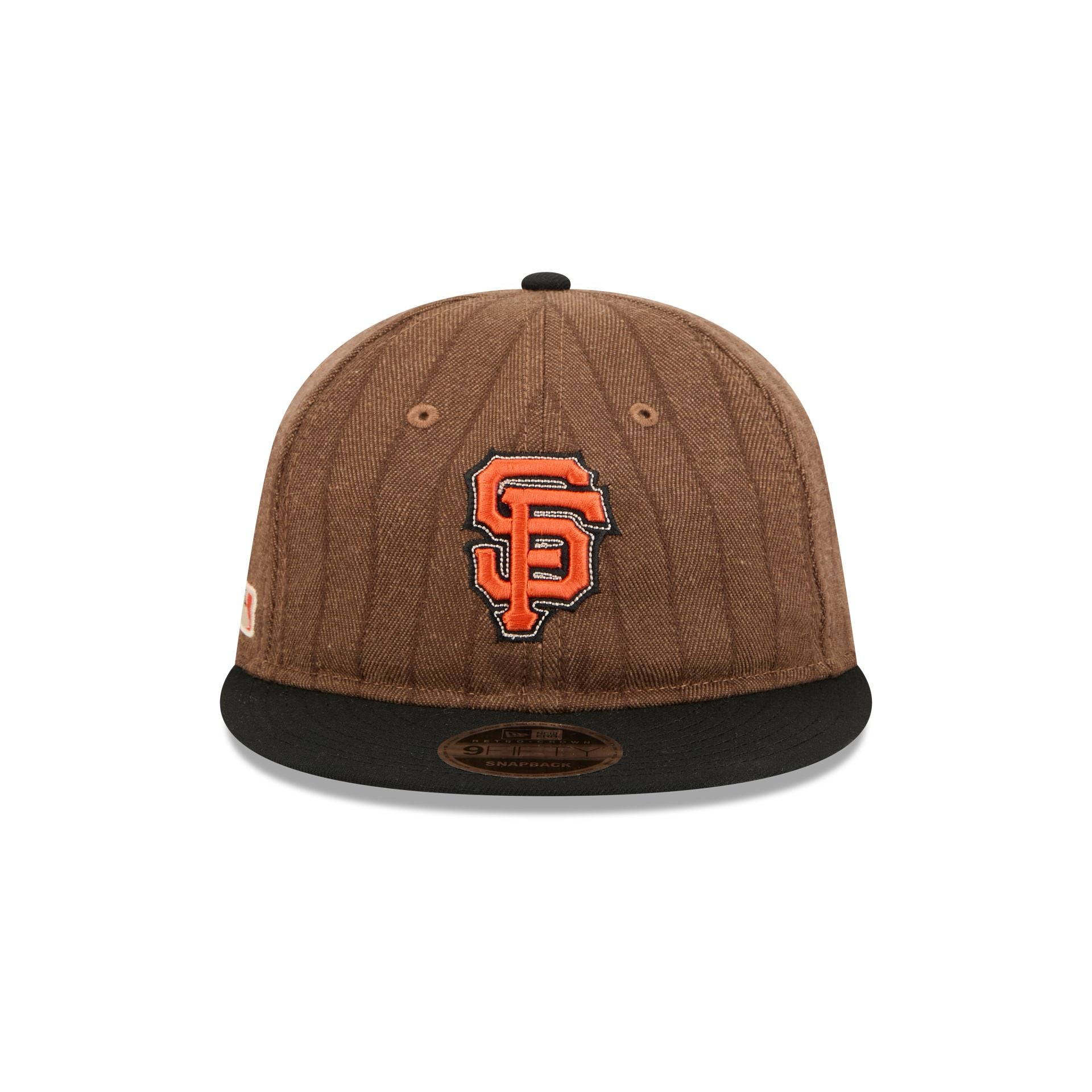 Alternative view of San Francisco Giants Three Looms Wool Pinstripe Retro Crown 9Fifty Adjustable Hat