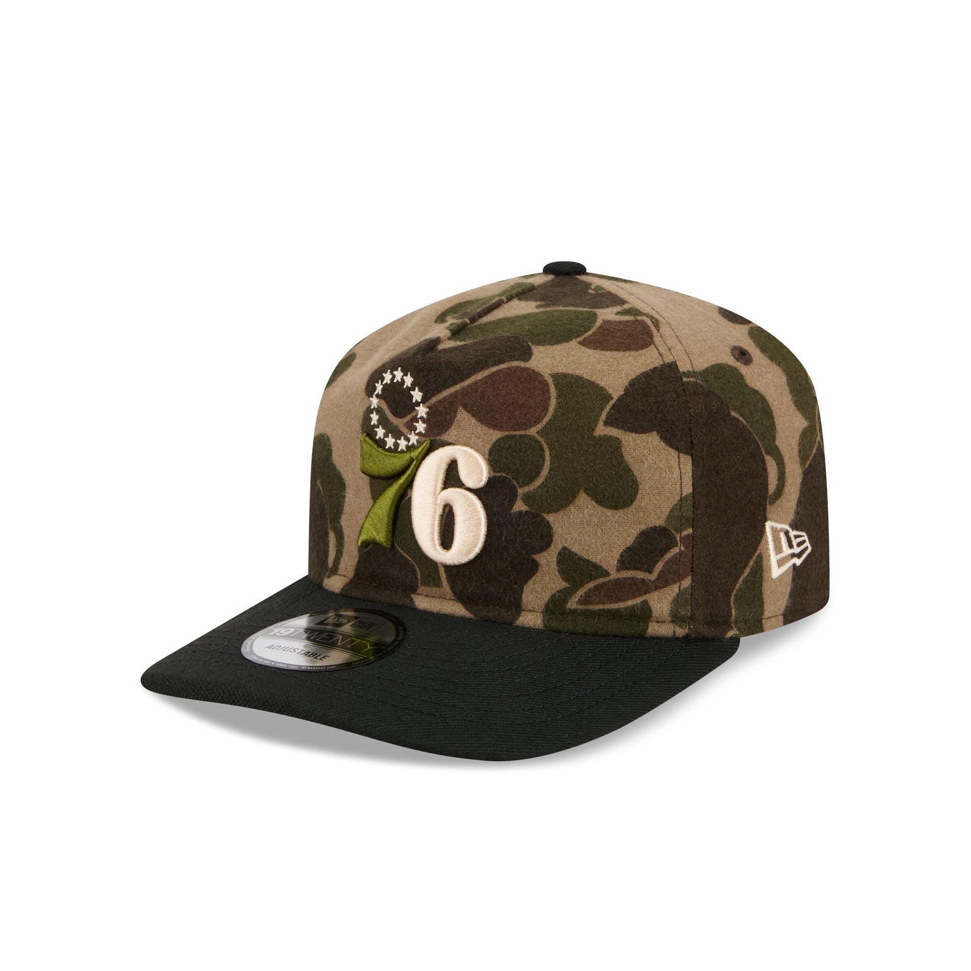 Philadelphia 76Ers Three Looms Wool Duck Camo 19Twenty Adjustable Hat