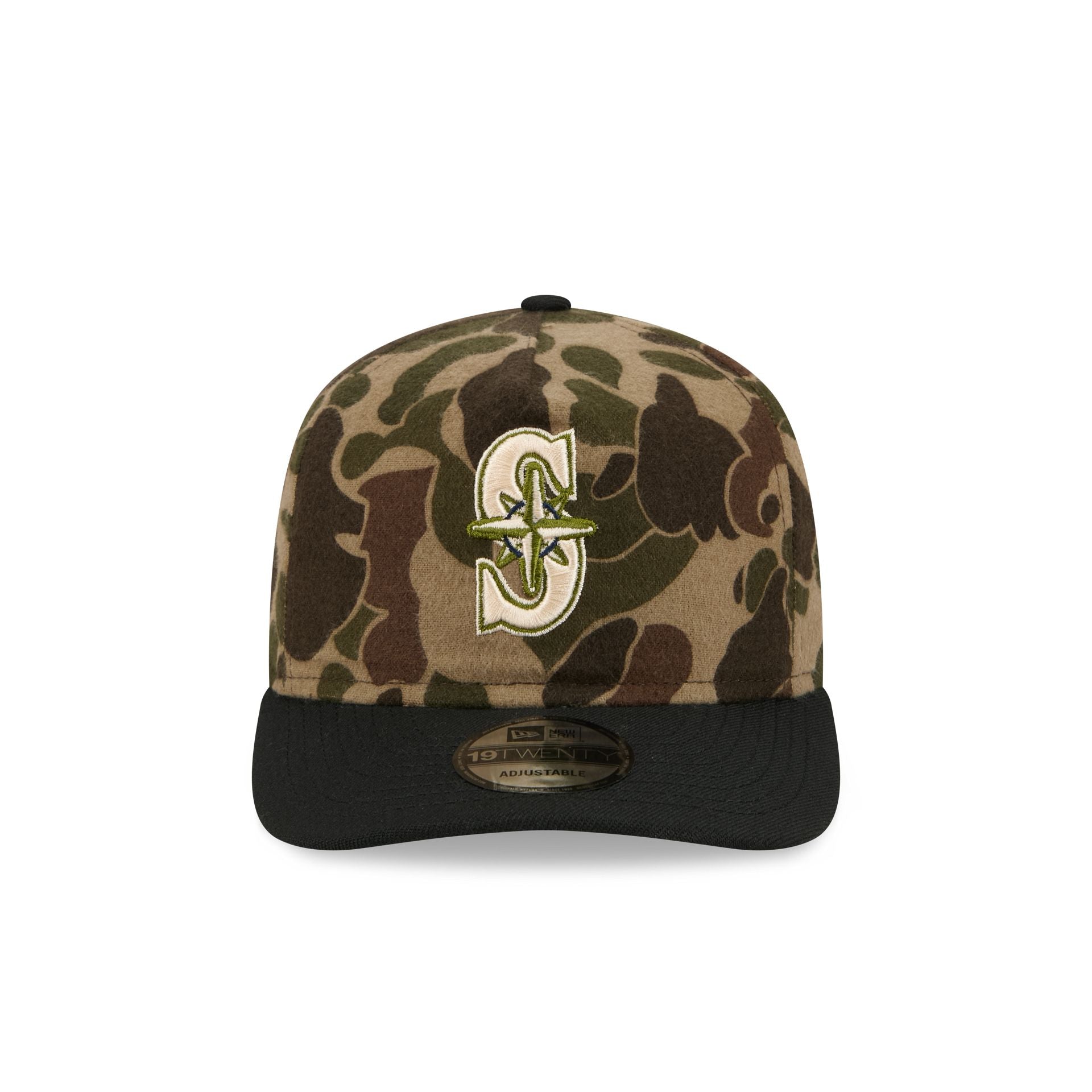 Alternative view of Seattle Mariners Three Looms Wool Duck Camo 19Twenty Adjustable Hat