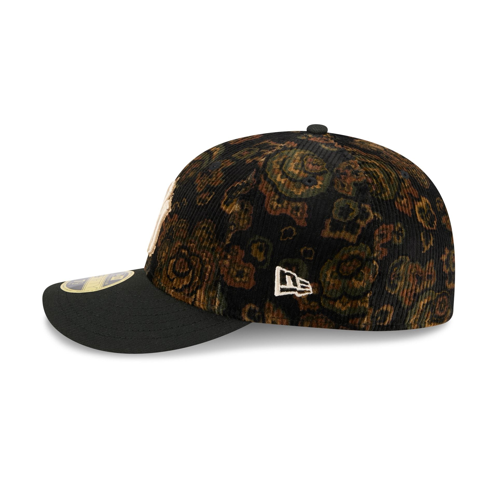New York Yankees Three Looms Floral Cord Low Profile 59Fifty Fitted Hat - Image 4